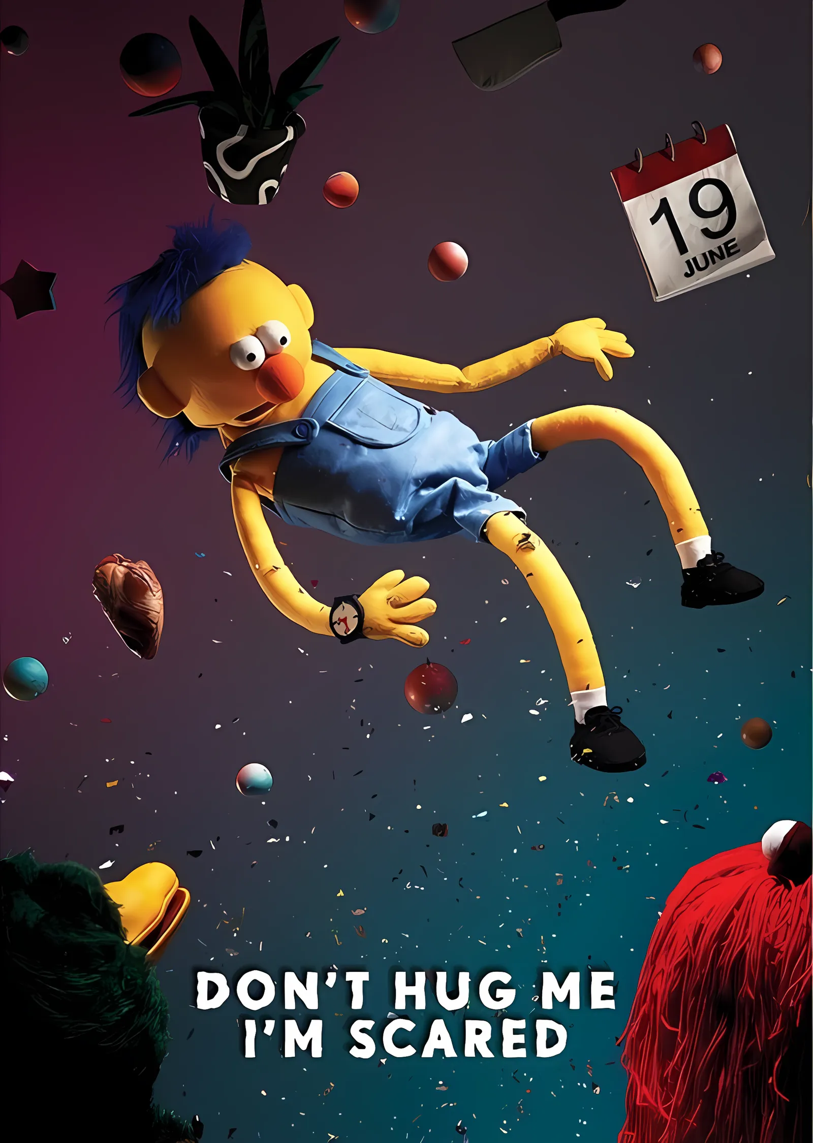 Don't Hug Me I'm Scared: Düşüş metal tablo