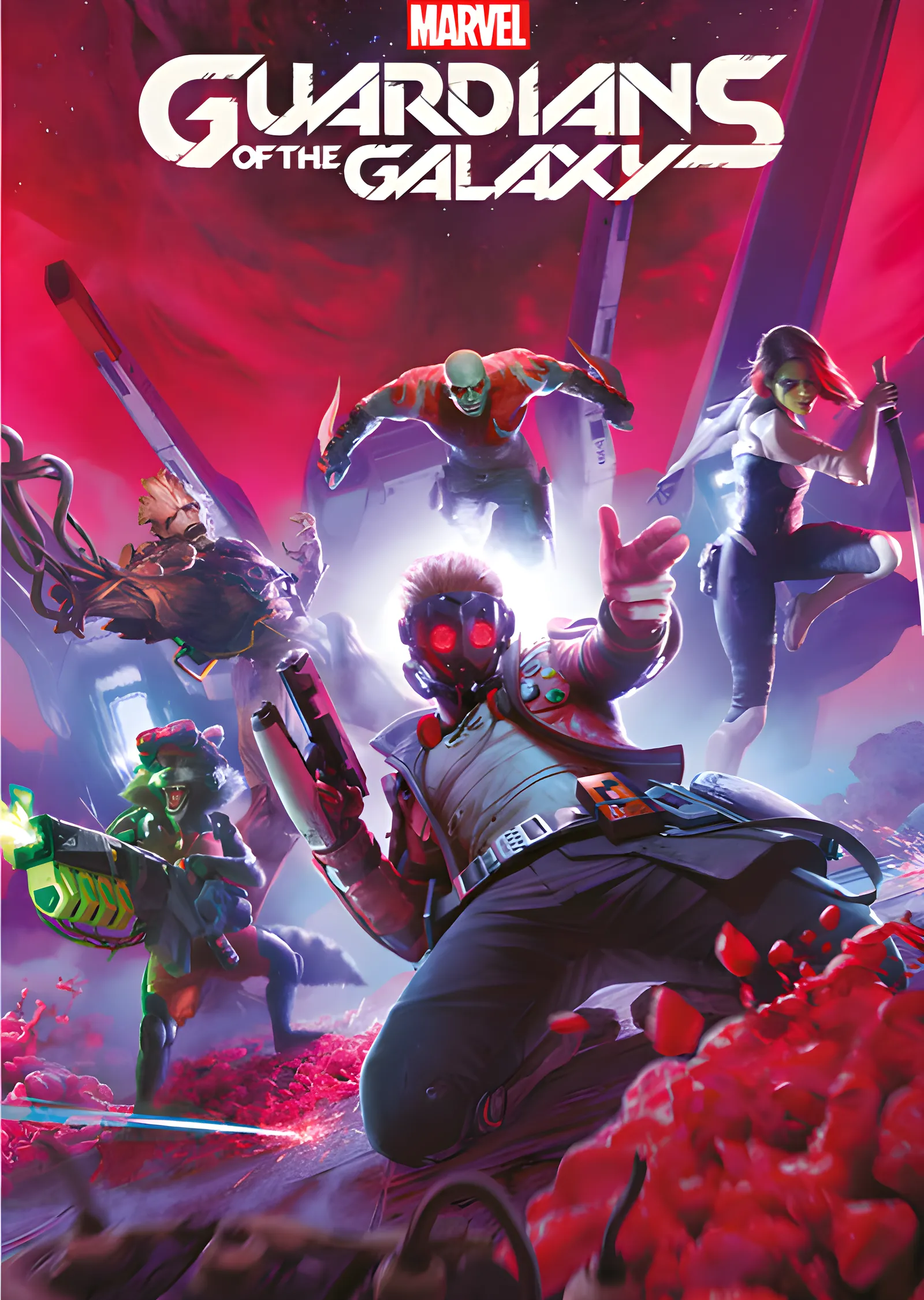 Guardians of the Galaxy: Oyun Sürümü metal tablo
