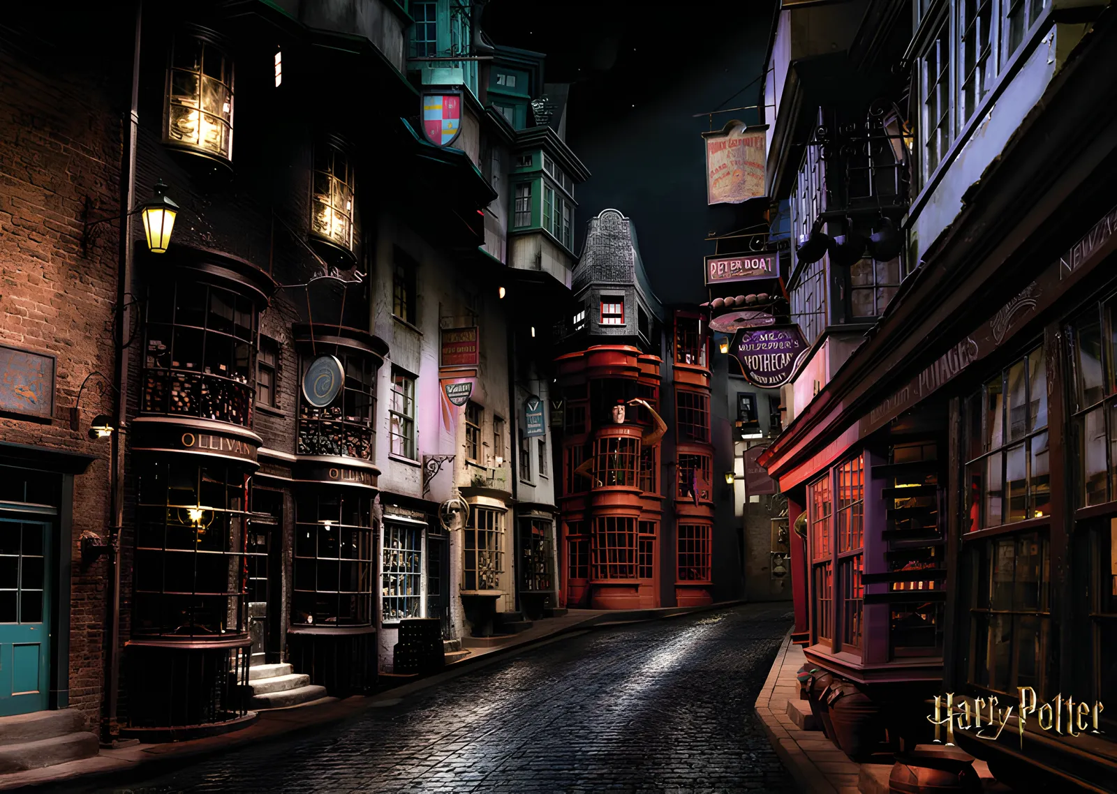 Harry Potter: Diagon Alley metal tablo