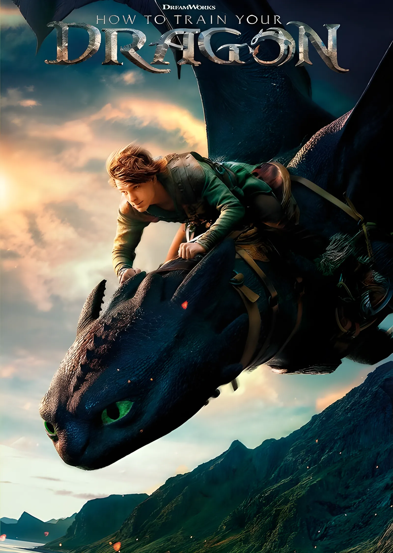 How to Train Your Dragon: Hiccup ve Toothless metal tablo