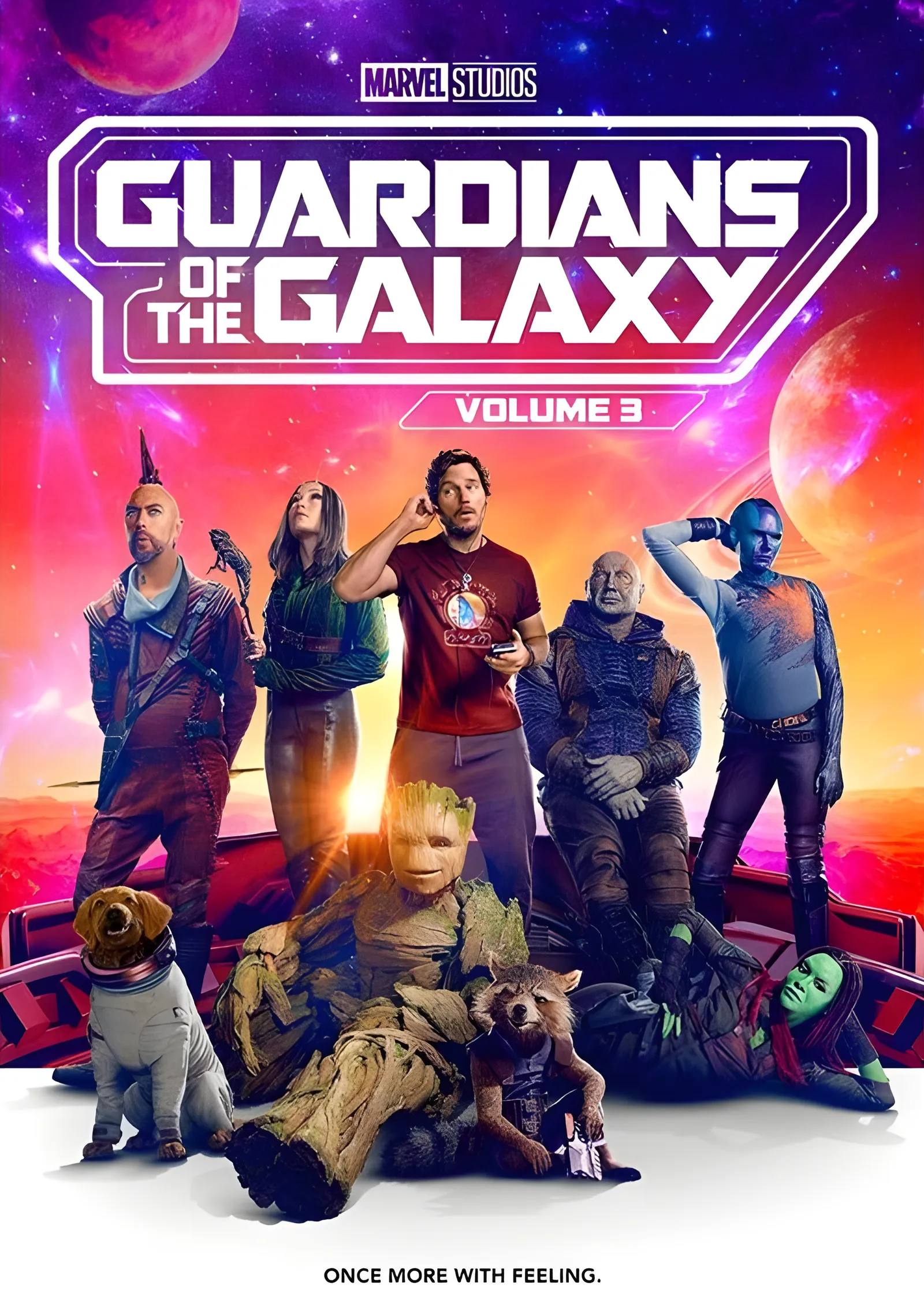 Guardians of the Galaxy Vol. 3 metal tablo
