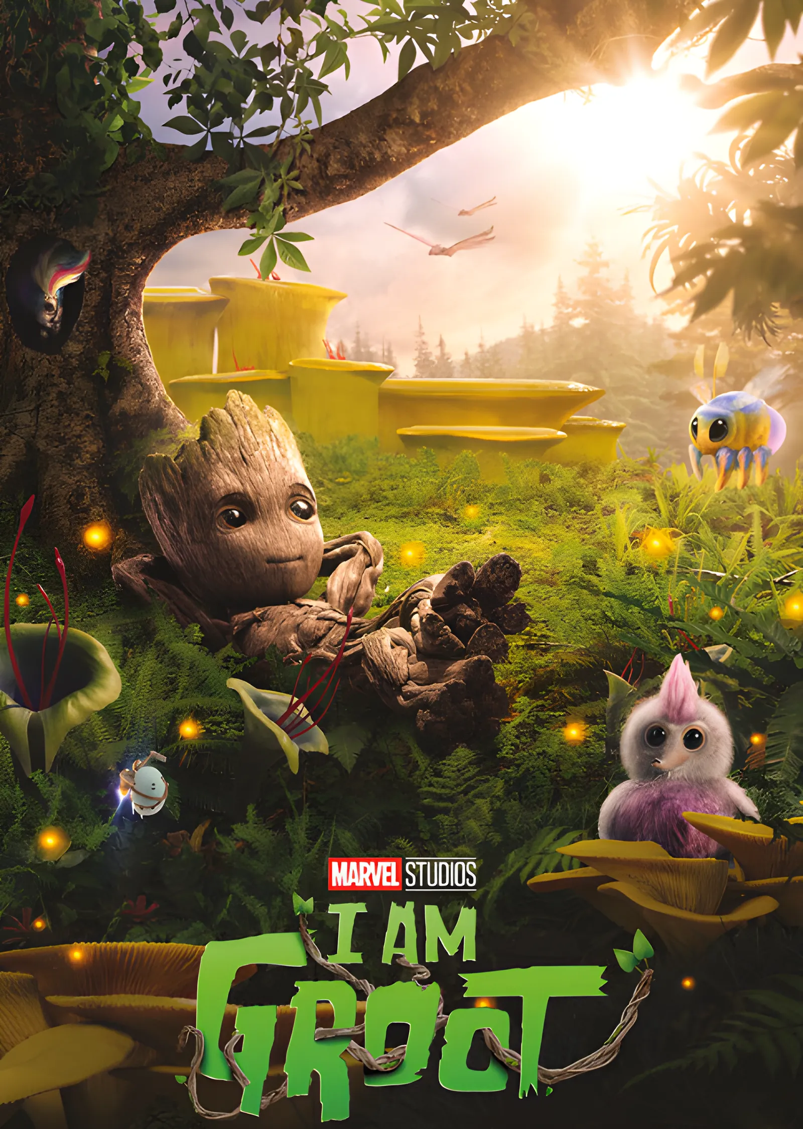 I Am Groot: Chill Time metal tablo