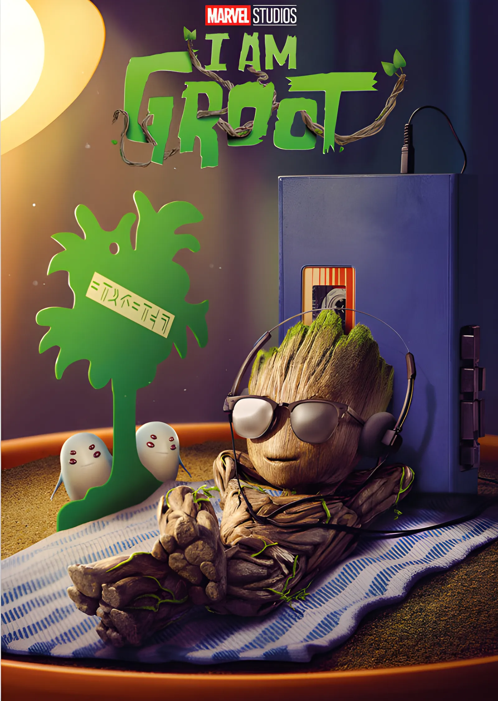 I Am Groot: Get Your Groot On metal tablo