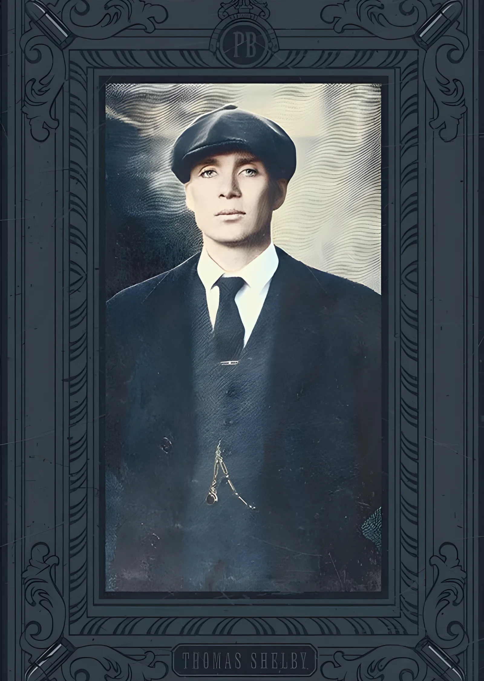 Peaky Blinders: Tommy Shelby Portresi metal tablo