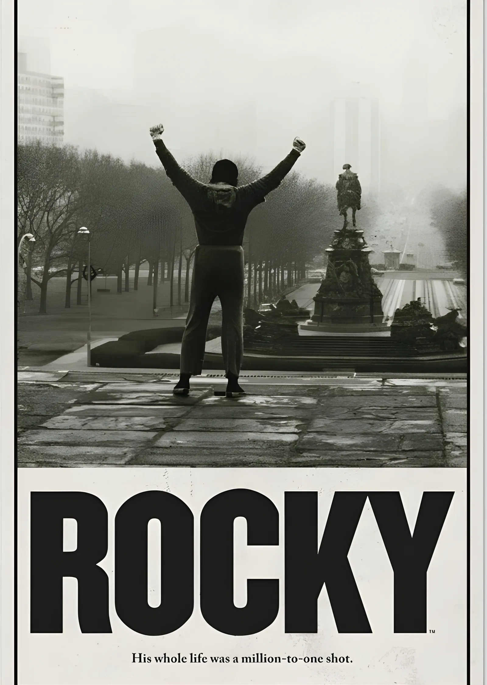 Rocky: Basamaklar metal tablo