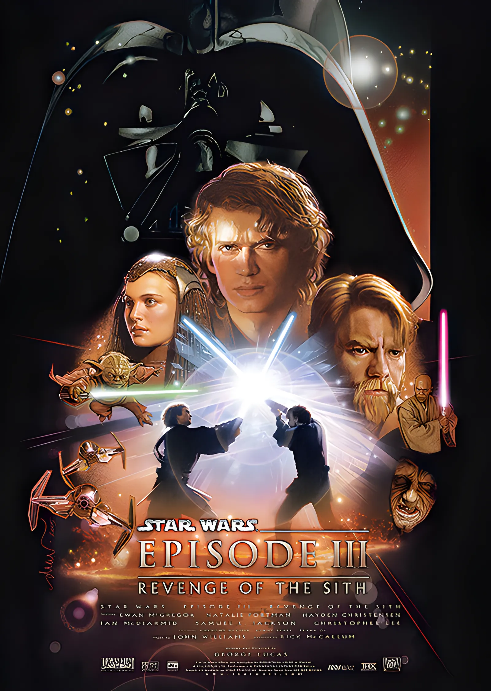 Star Wars: Revenge of the Sith metal tablo