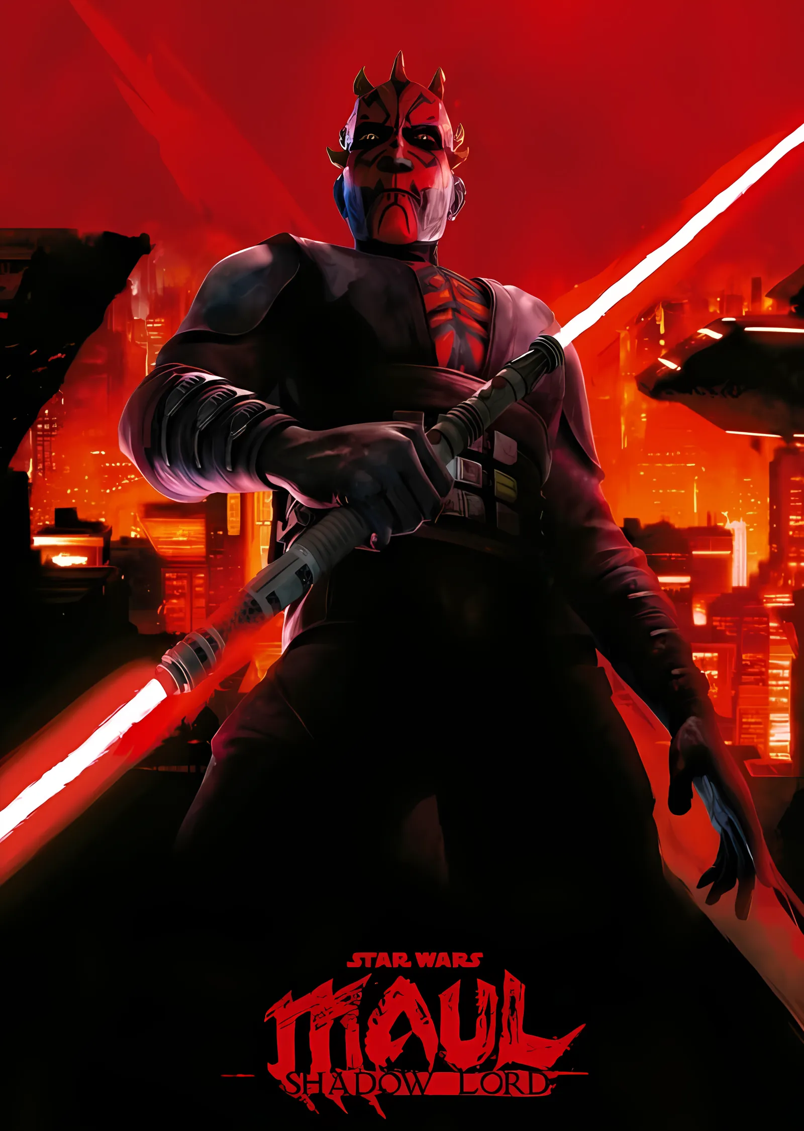 Star Wars: Maul Shadow Lord metal tablo