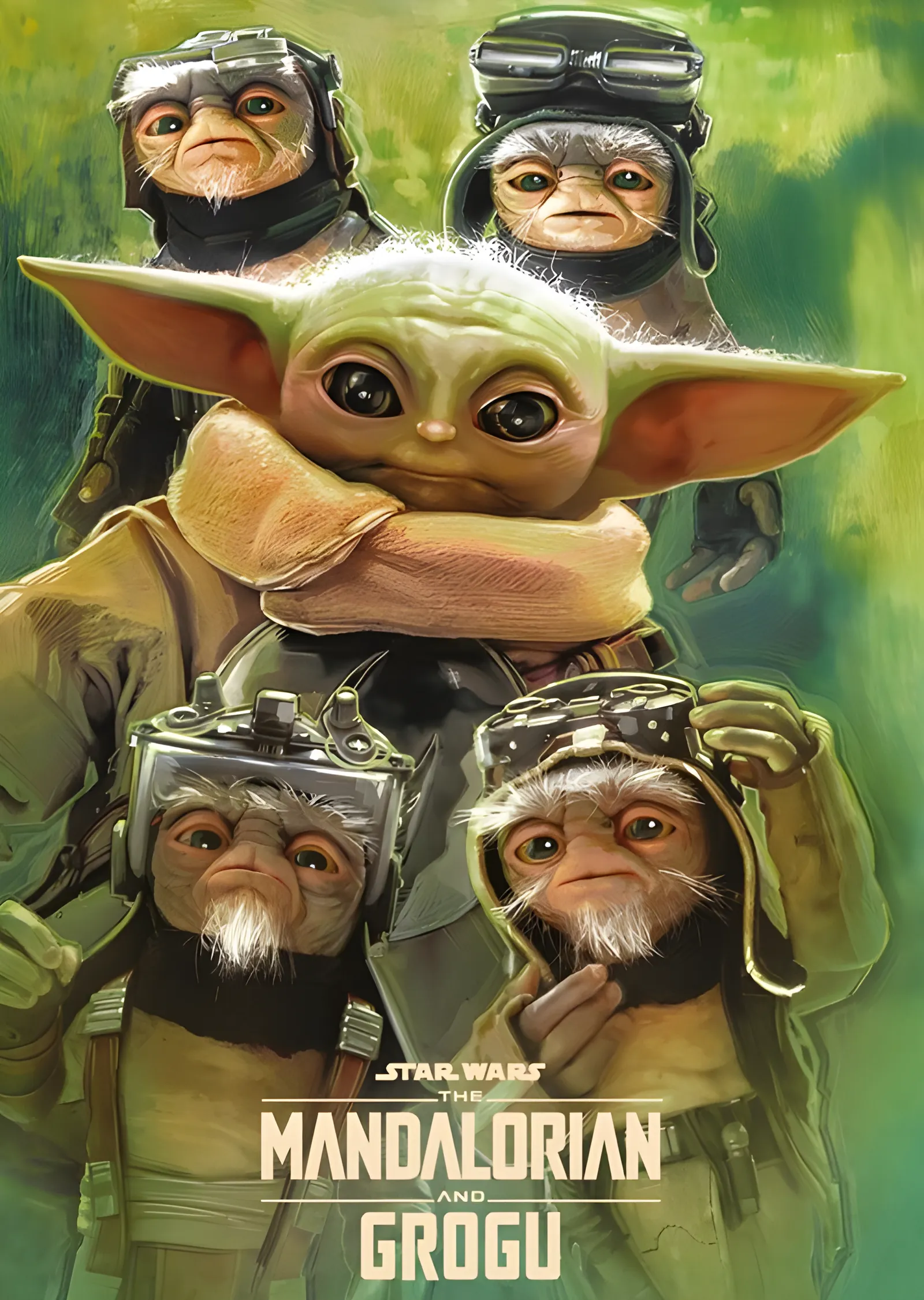 The Mandalorian and Grogu: Anzellanlar metal tablo