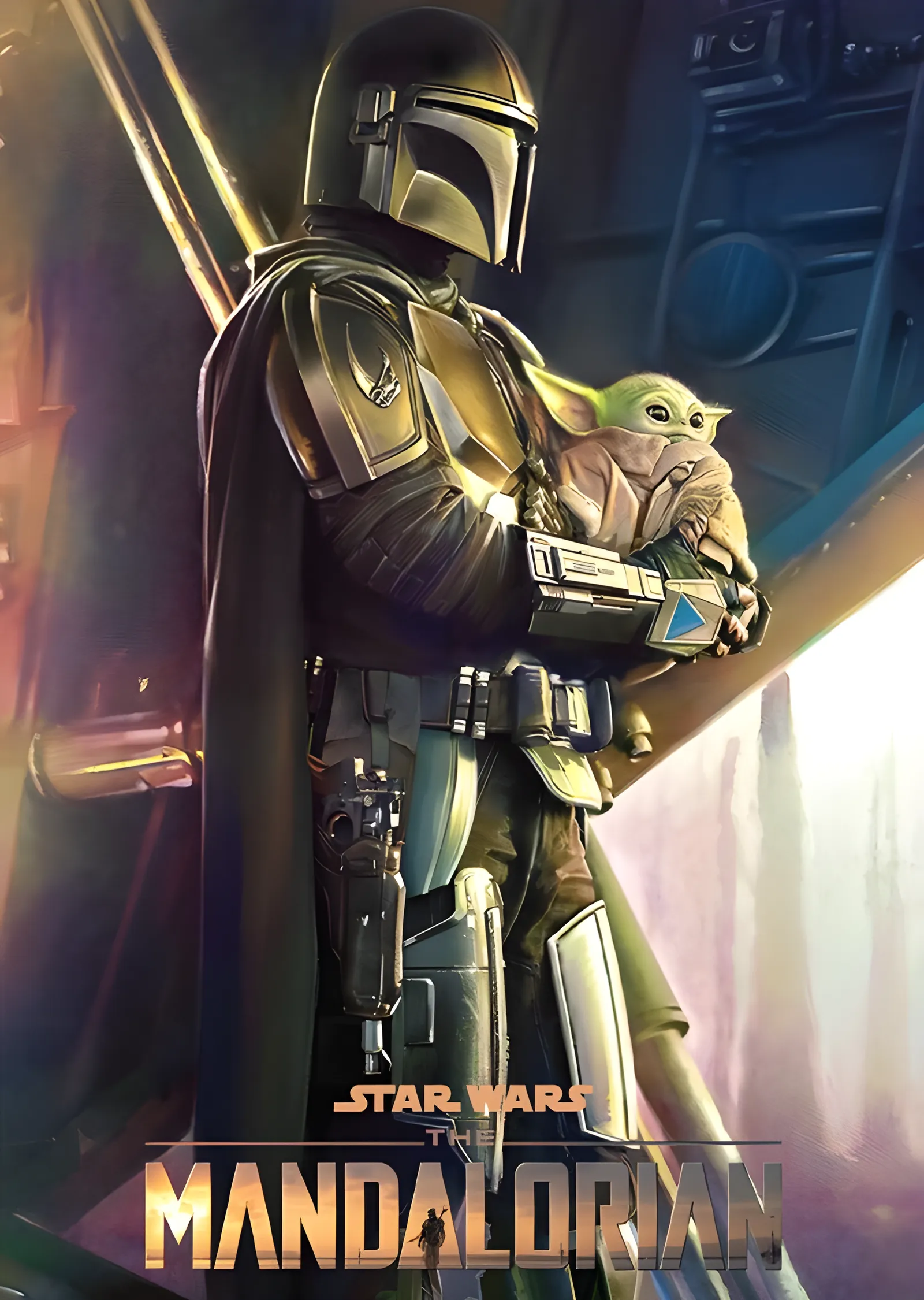 The Mandalorian: Clan of Two metal tablo