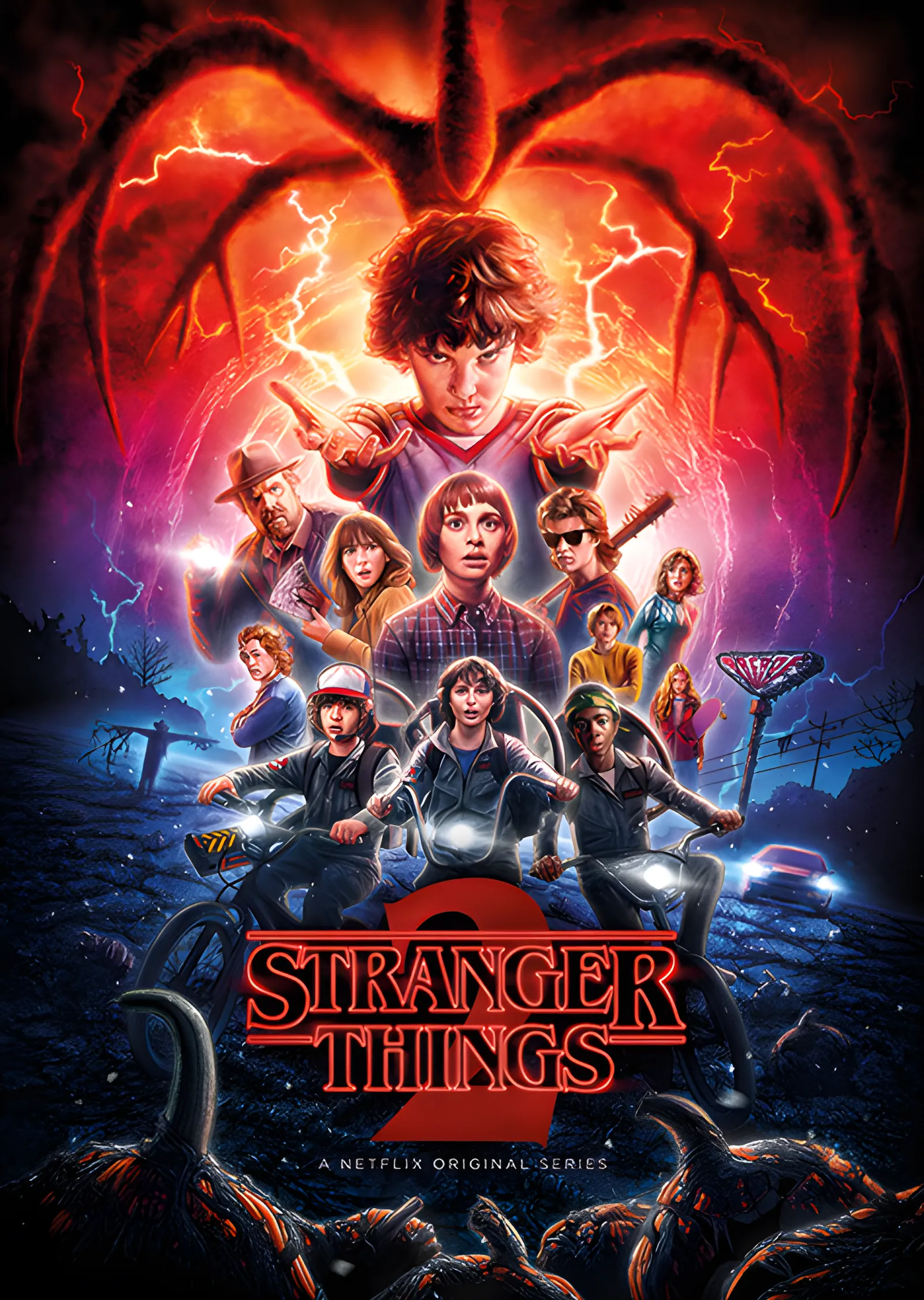 Stranger Things: İkinci Sezon metal tablo