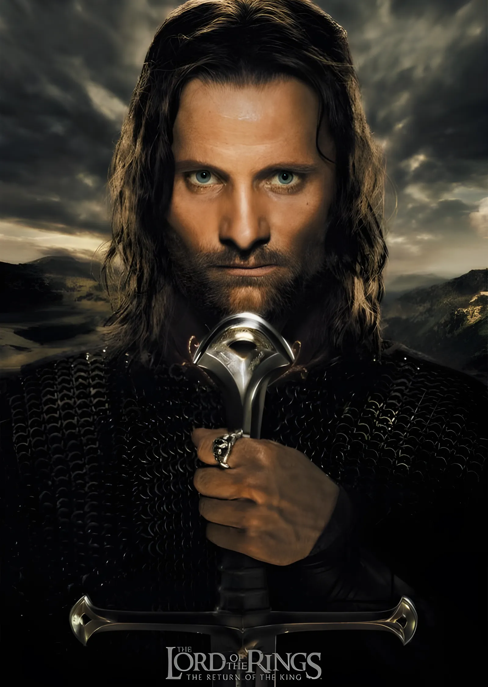 The Lord of the Rings: Aragorn metal tablo