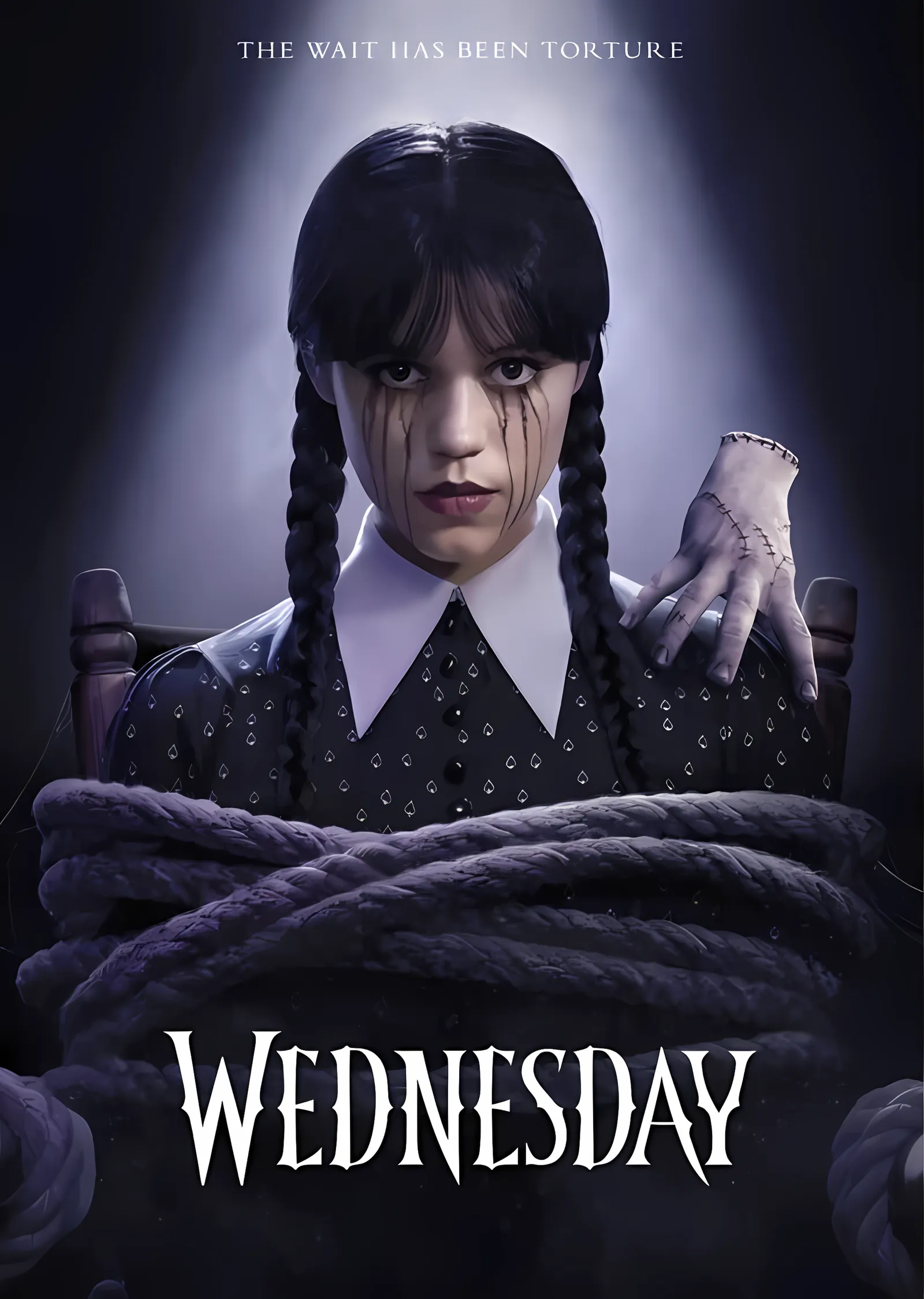 Wednesday: Bekleyiş metal tablo