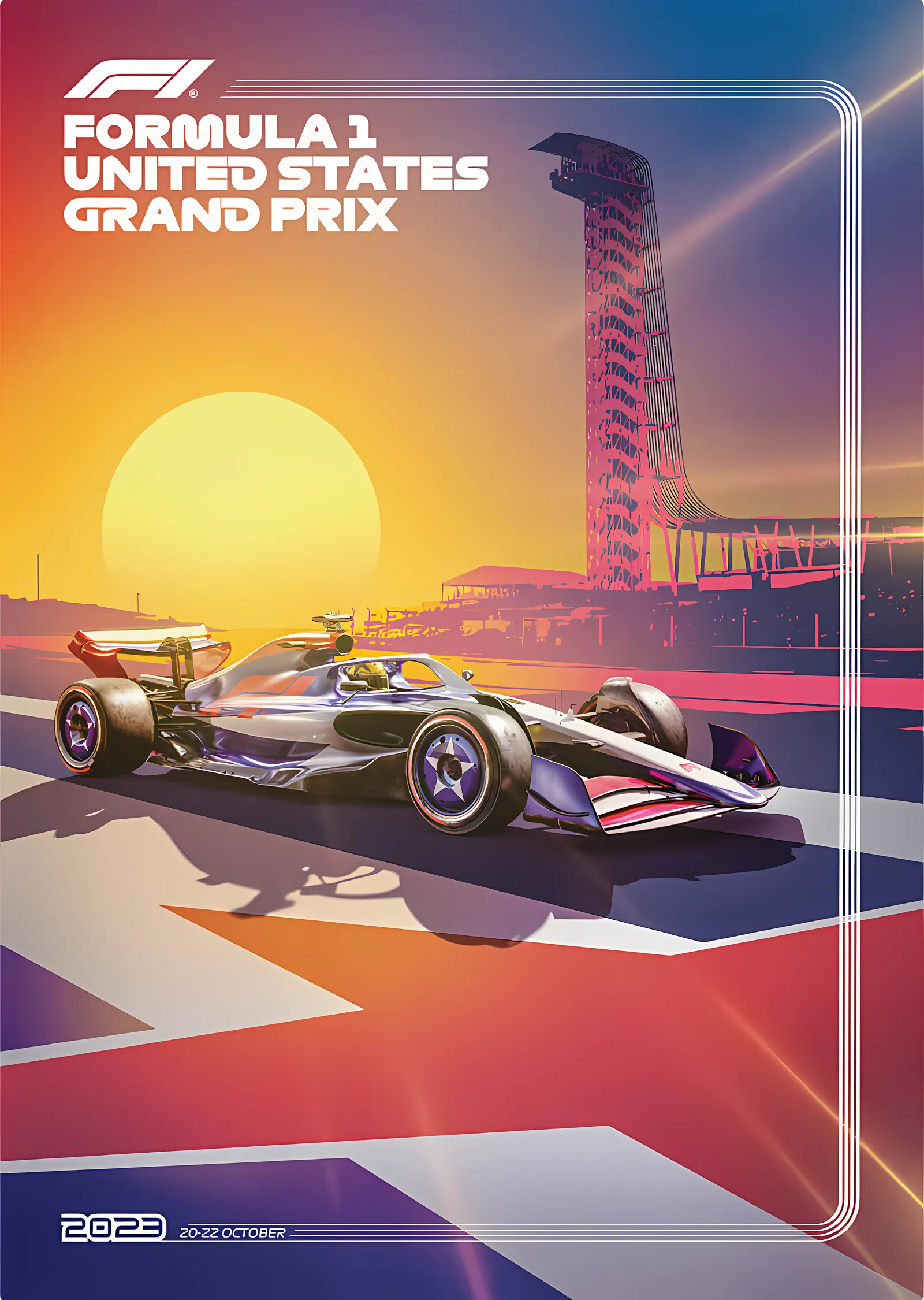 ABD Grand Prix · 2023 F1 metal tablo
