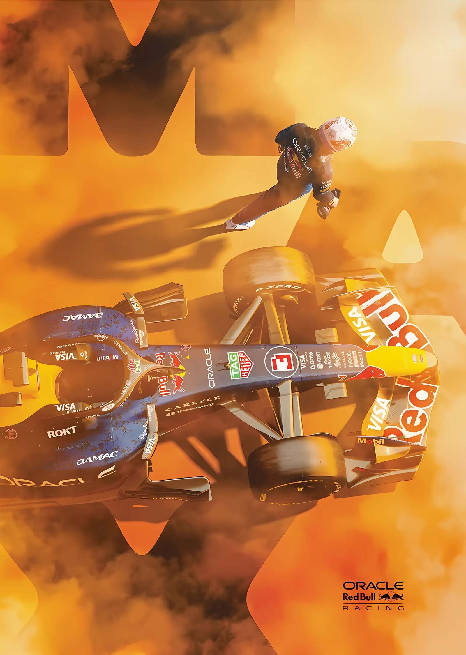 Red Bull Racing · Max Verstappen · Zandvoort 2026 metal tablo