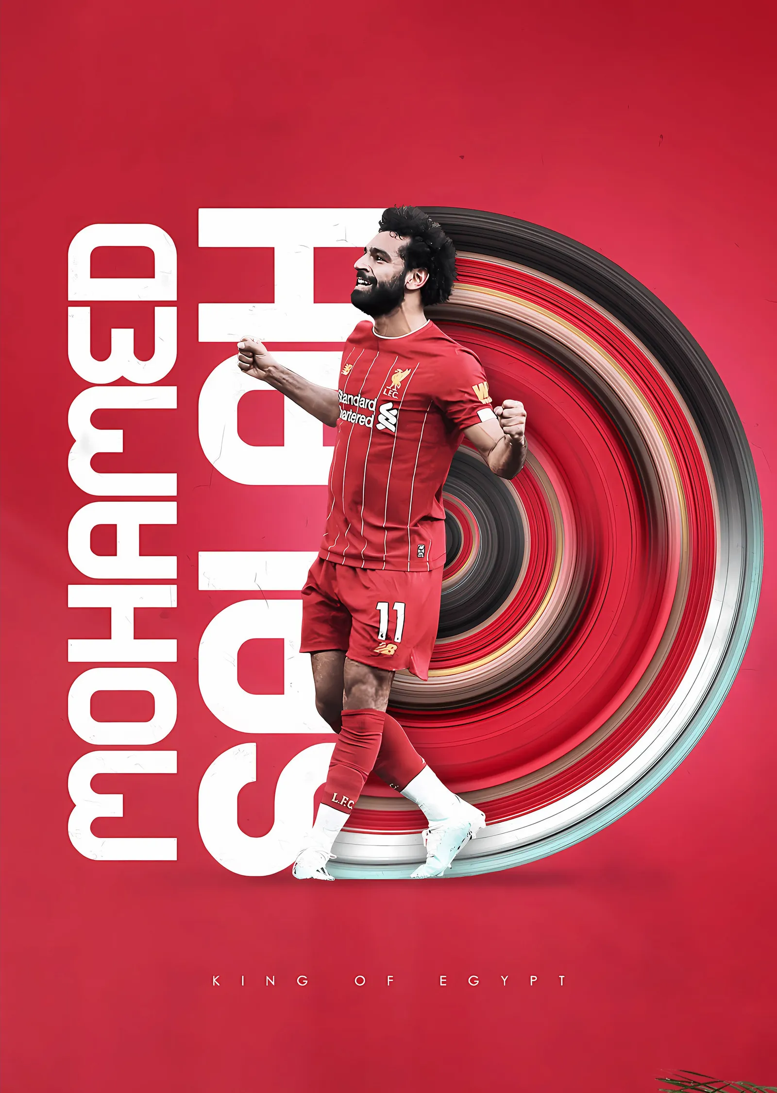 Mohamed Salah: King of Egypt metal tablo