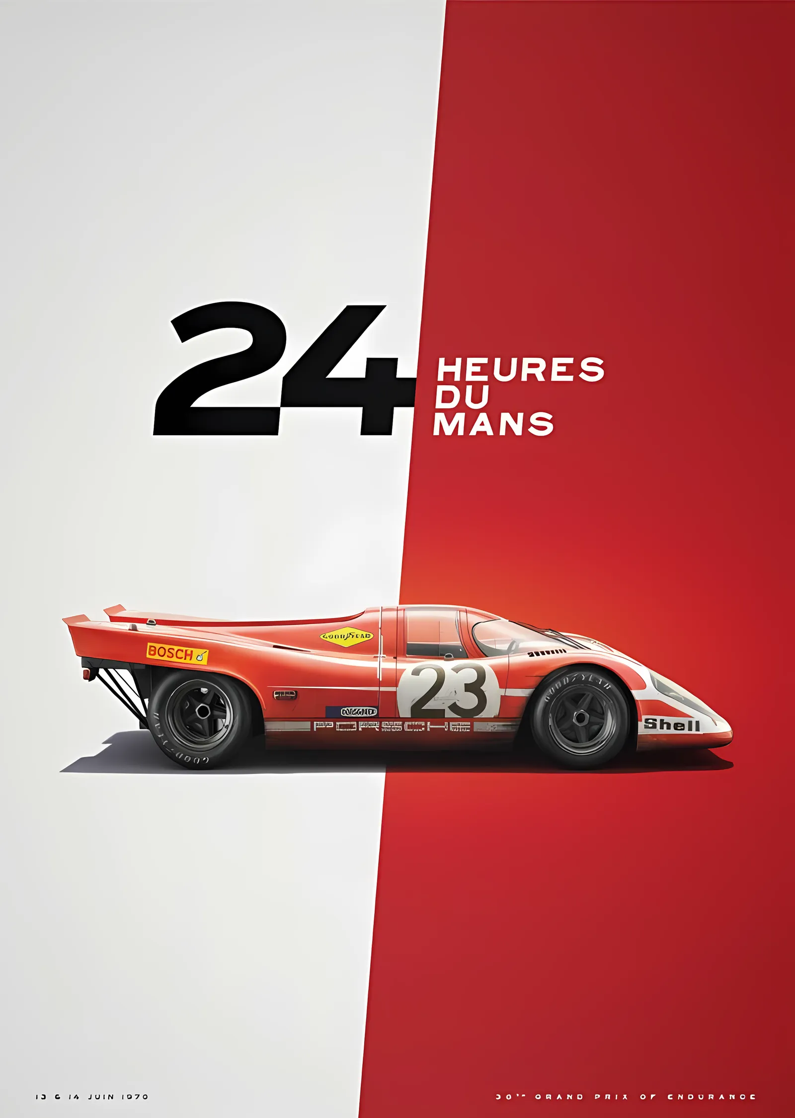 Porsche 917 · 1970 Salzburg metal tablo