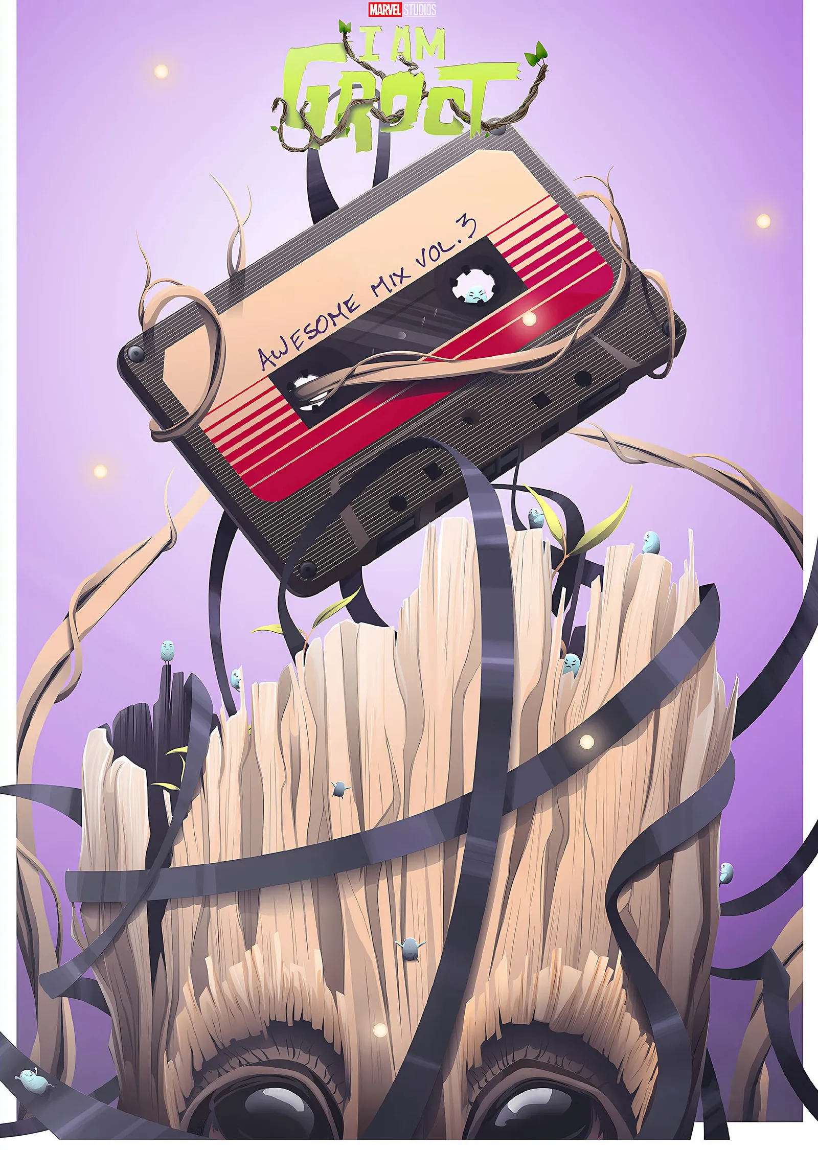Groot: Awesome Mix metal tablo