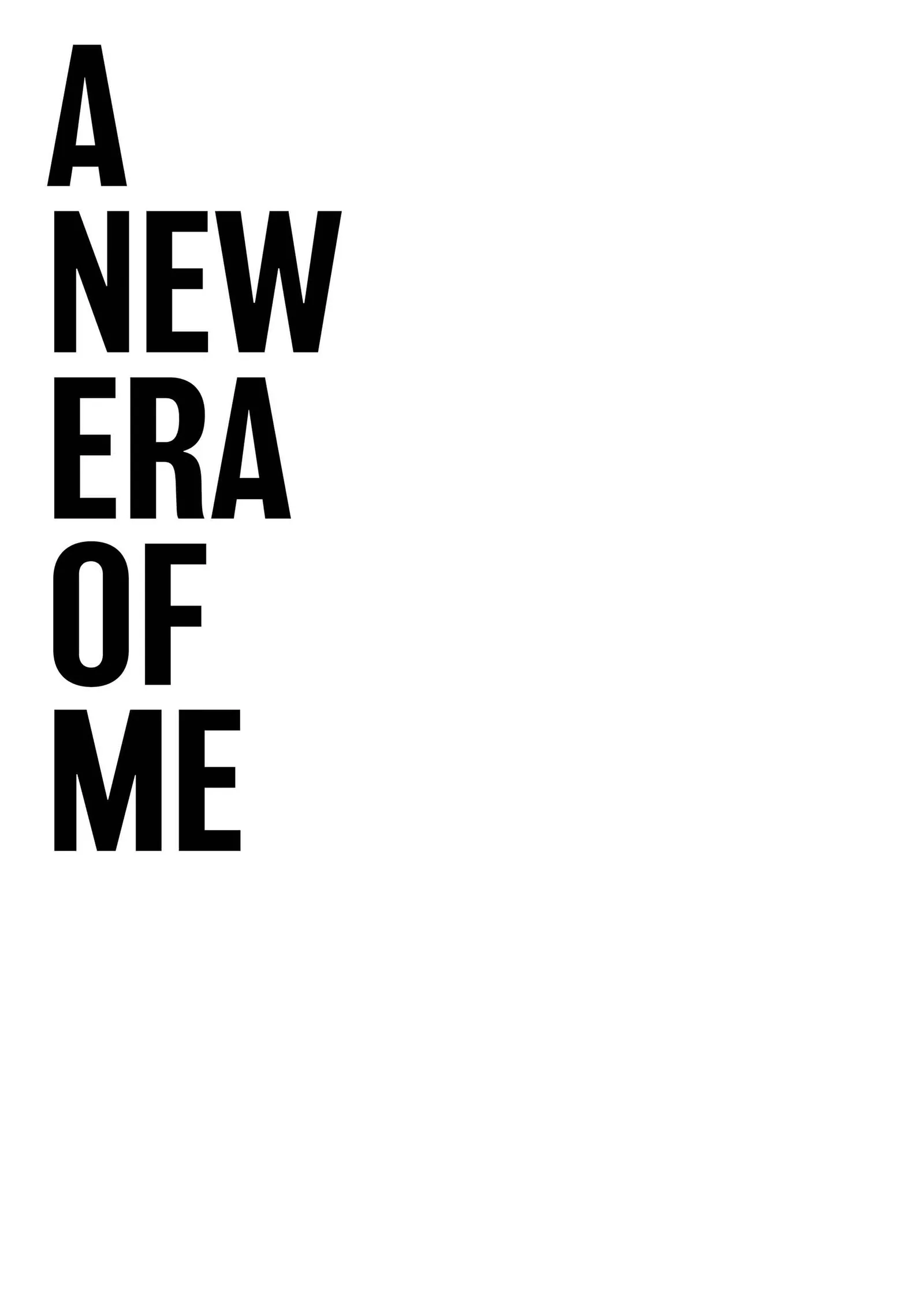 A New Era of Me metal tablo