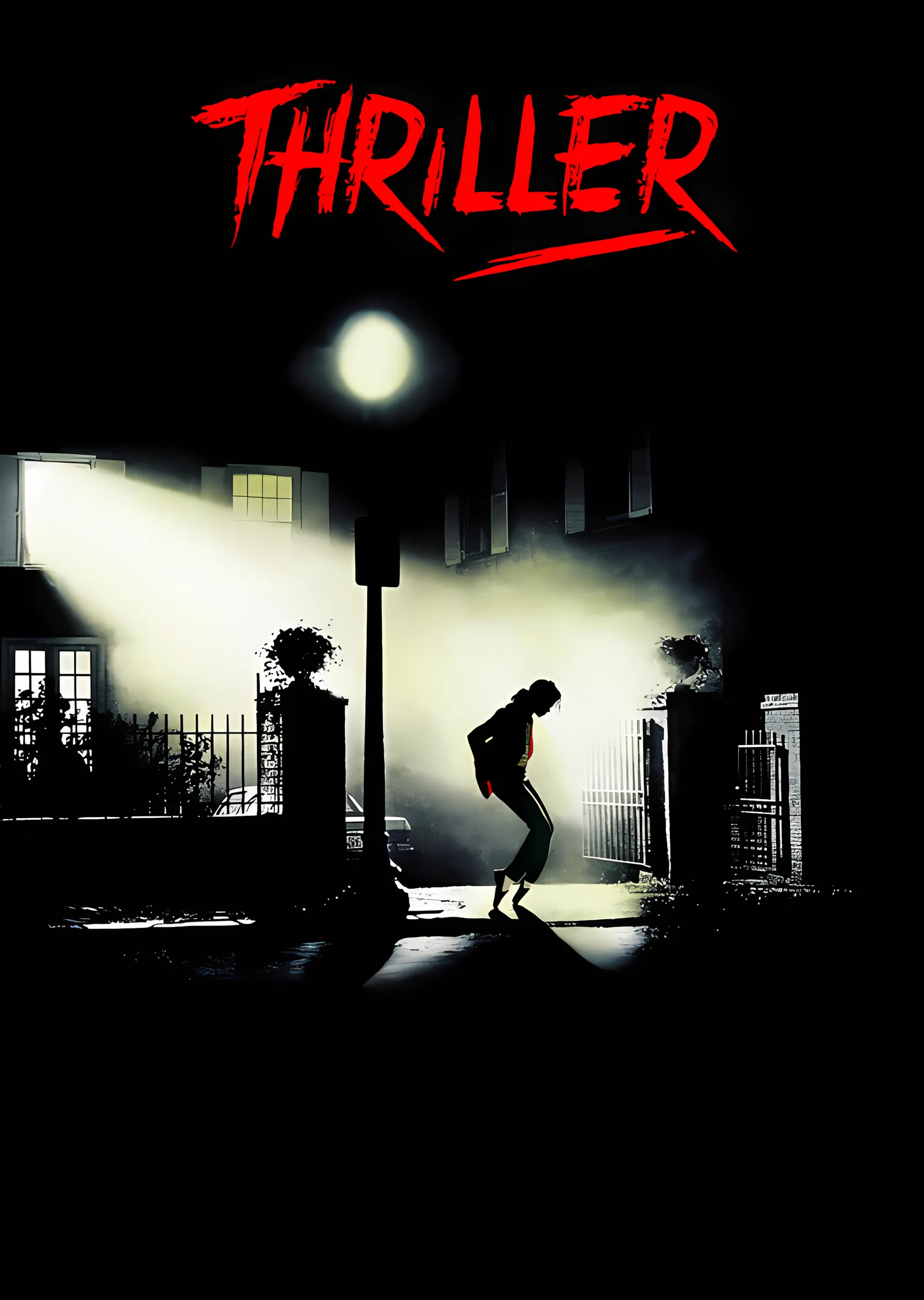 Michael Jackson: Thriller · Sokak Silüeti metal tablo