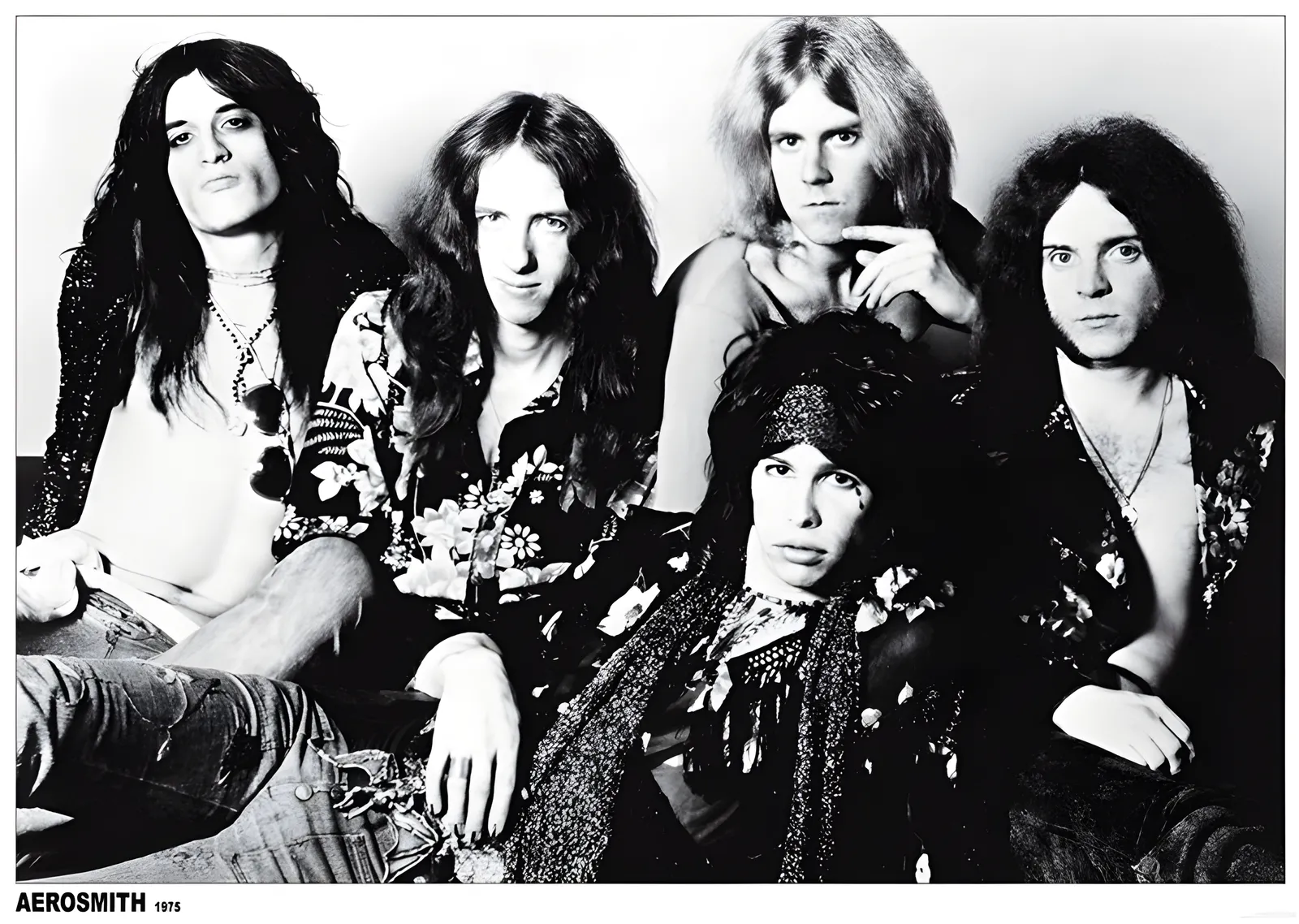 Aerosmith: Grup Portresi metal tablo