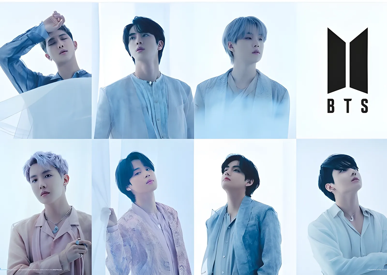 BTS: Portre Kareleri metal tablo