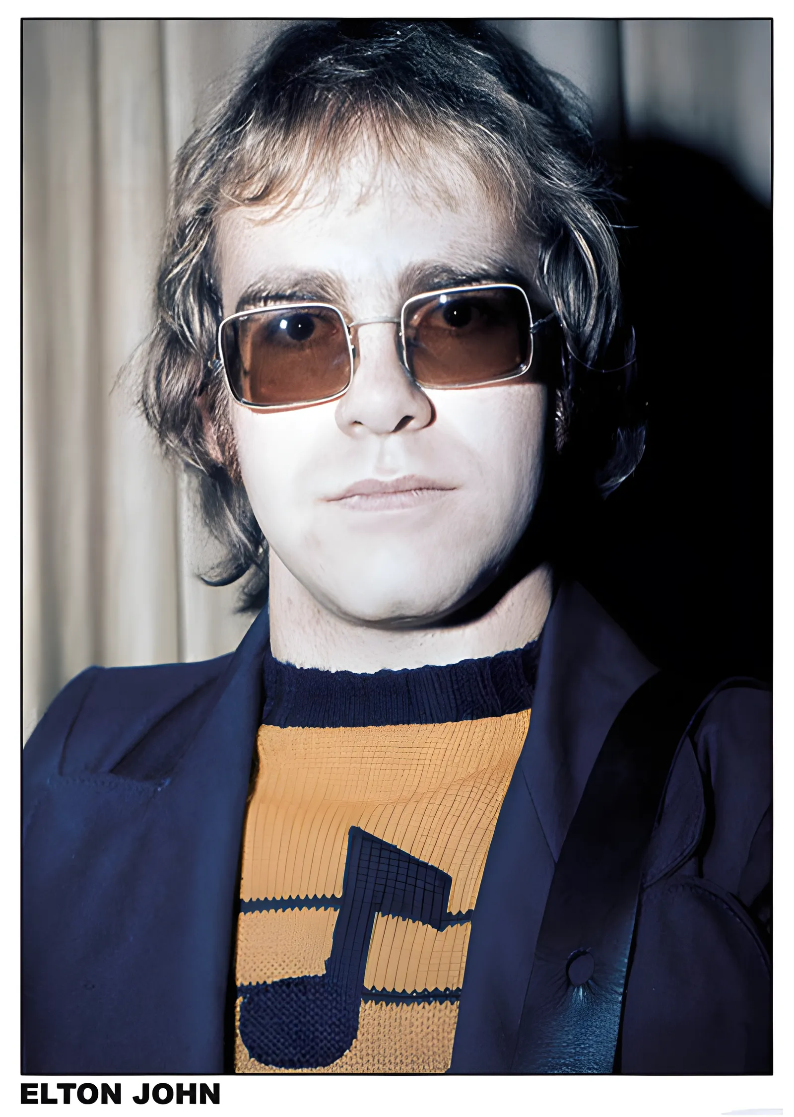 Elton John: Londra metal tablo