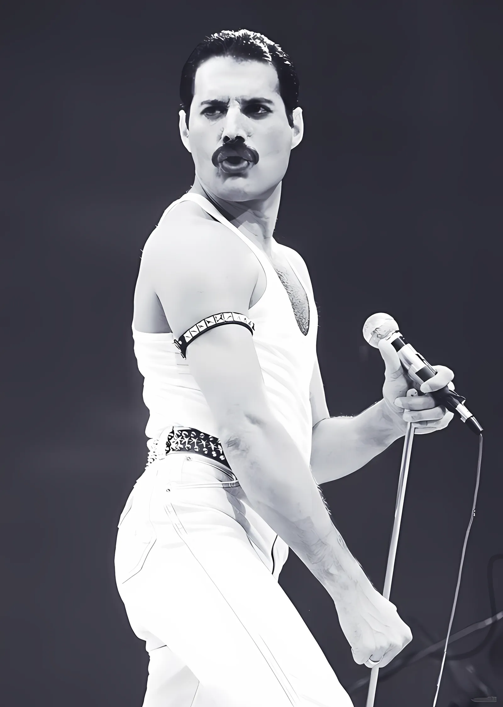 Freddie Mercury: Live Aid metal tablo