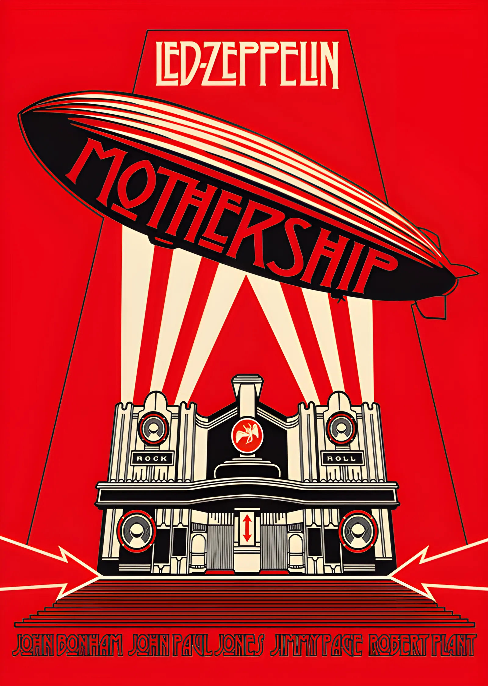 Led Zeppelin: Mothership metal tablo