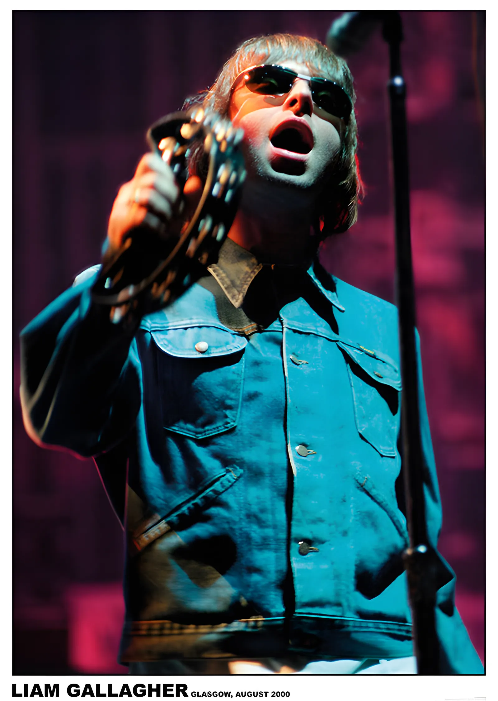 Liam Gallagher: Glasgow 2000 metal tablo