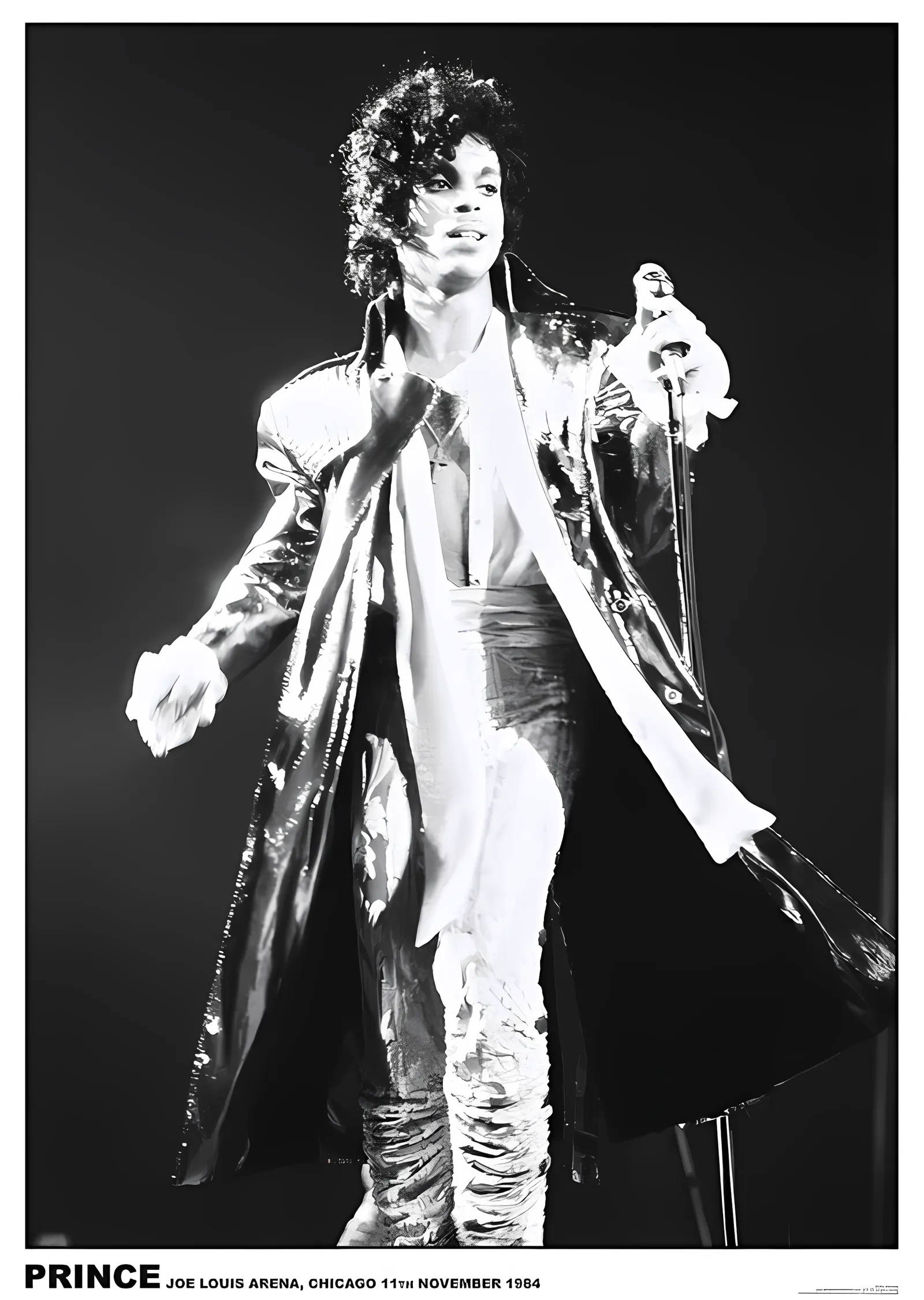 Prince: Chicago 1984 metal tablo