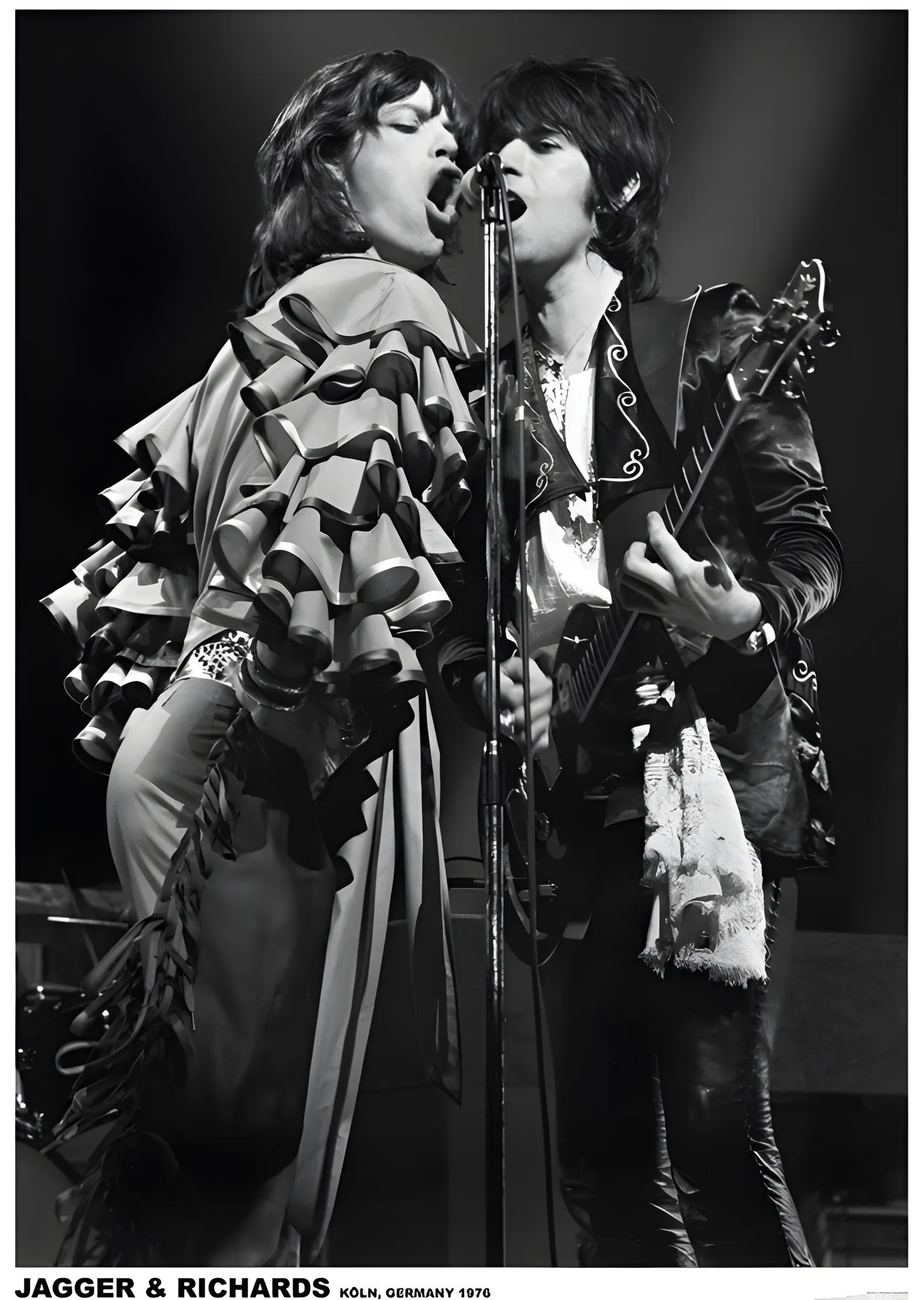 Mick Jagger ve Keith Richards: Köln 1976 metal tablo