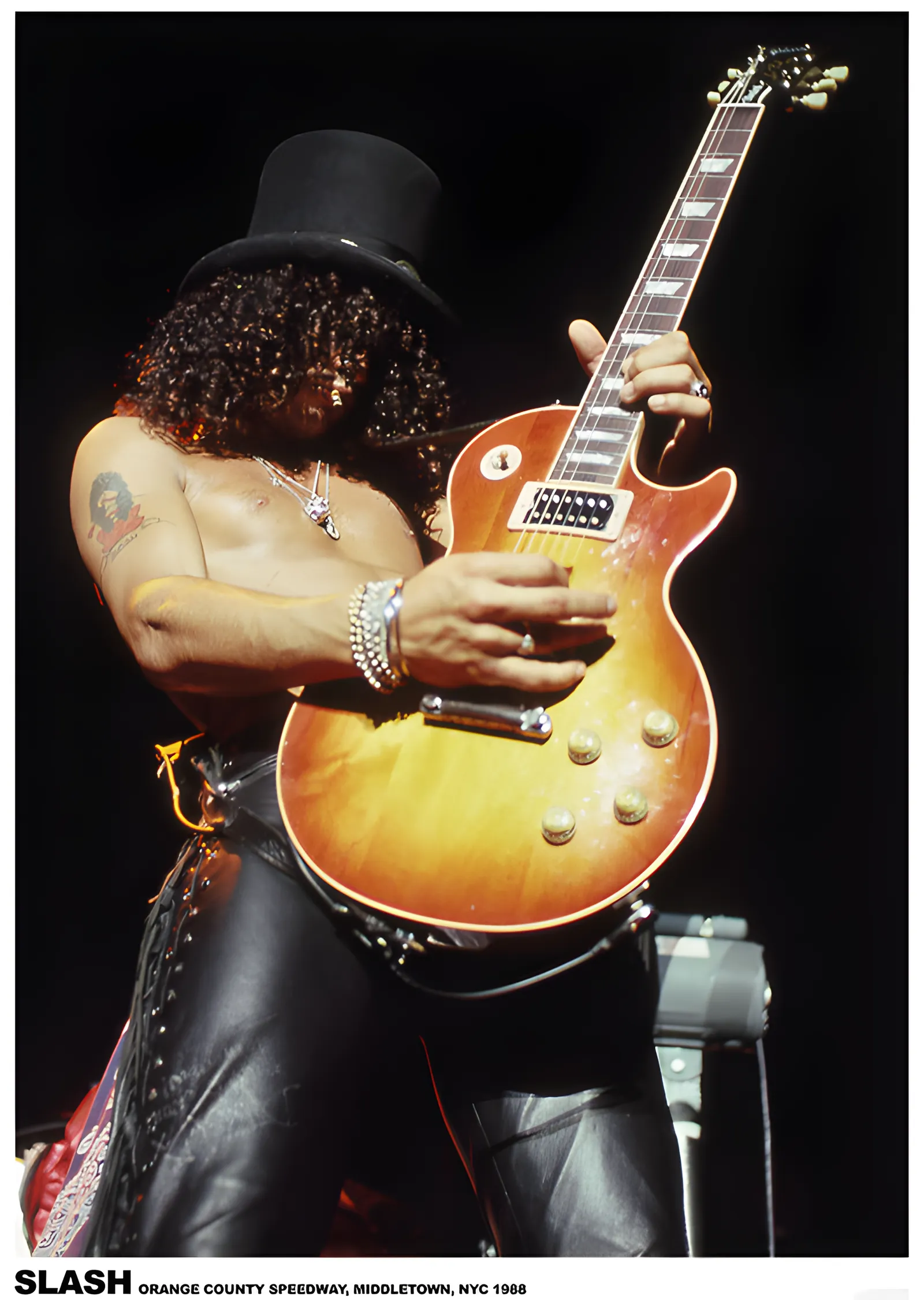 Slash: New York 1988 metal tablo