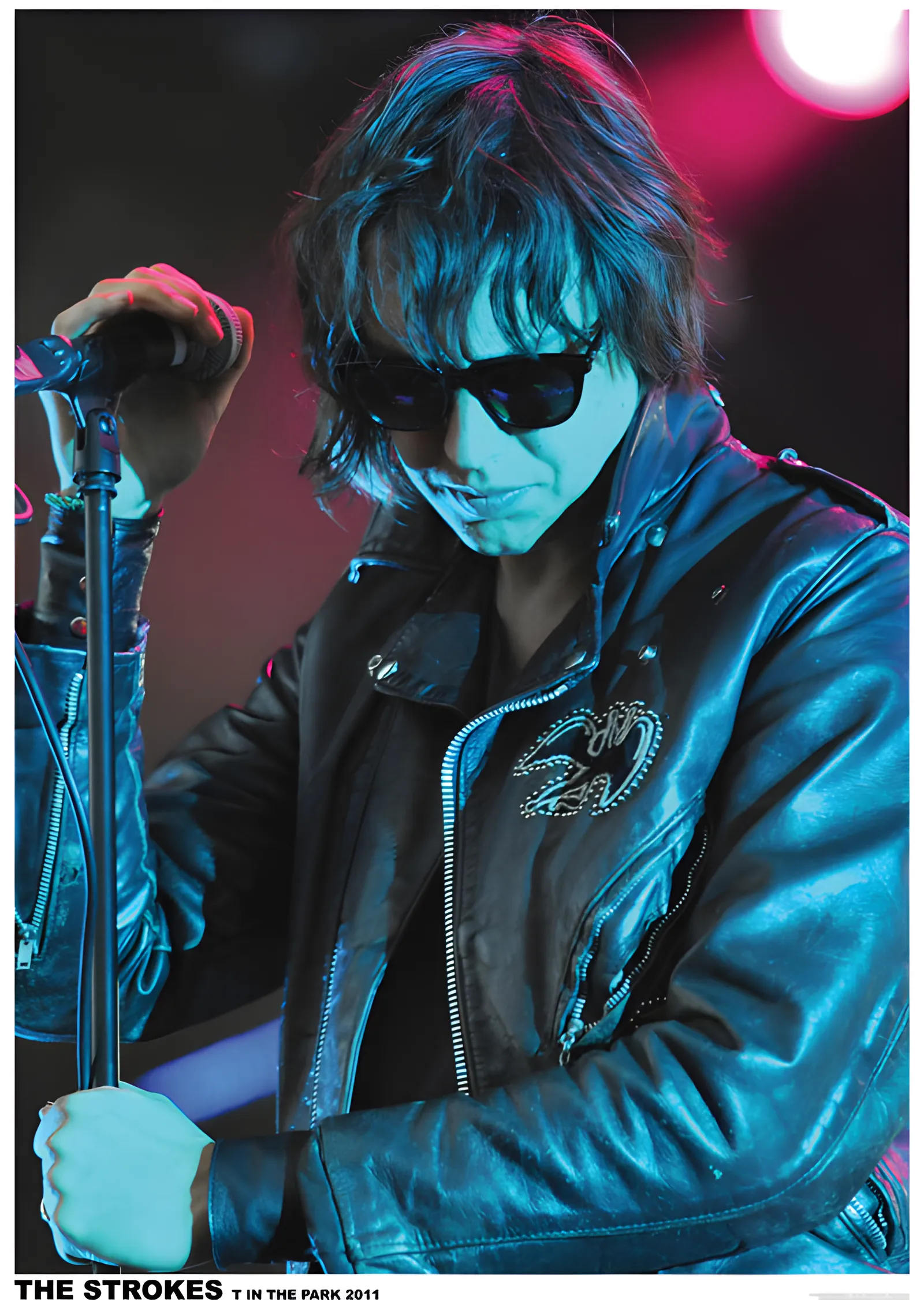 The Strokes: T in the Park 2011 metal tablo