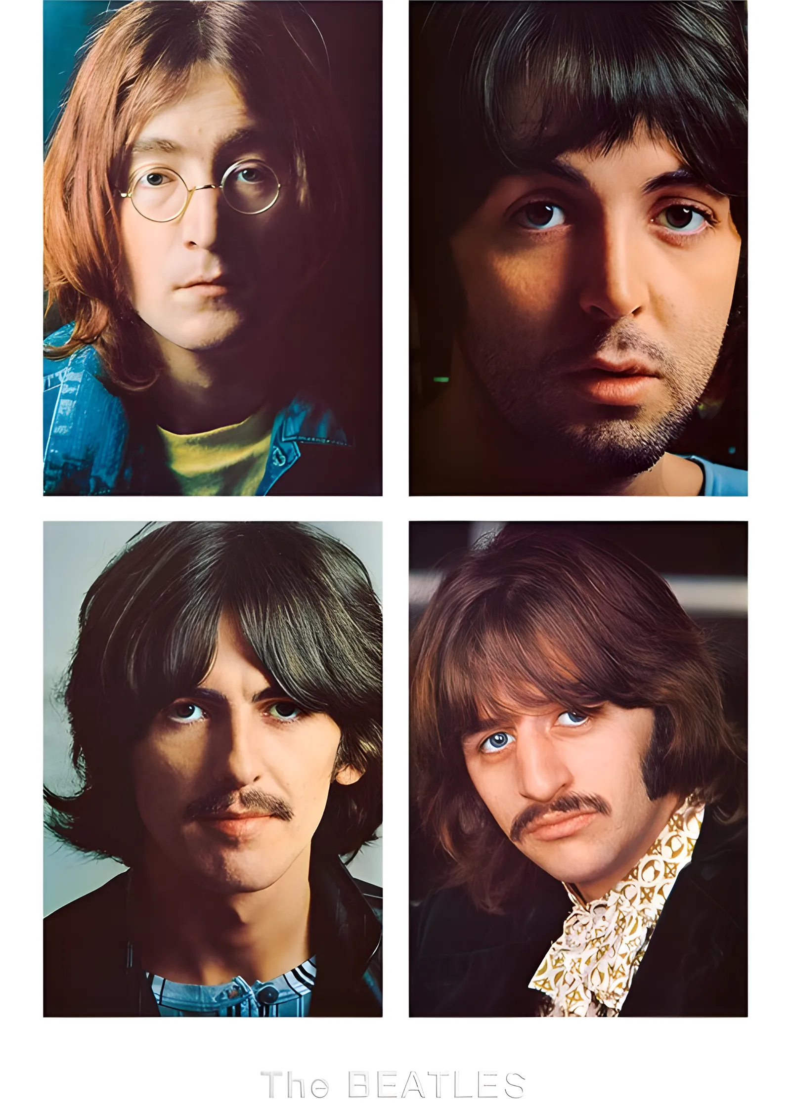 The Beatles: White Album Portreleri metal tablo