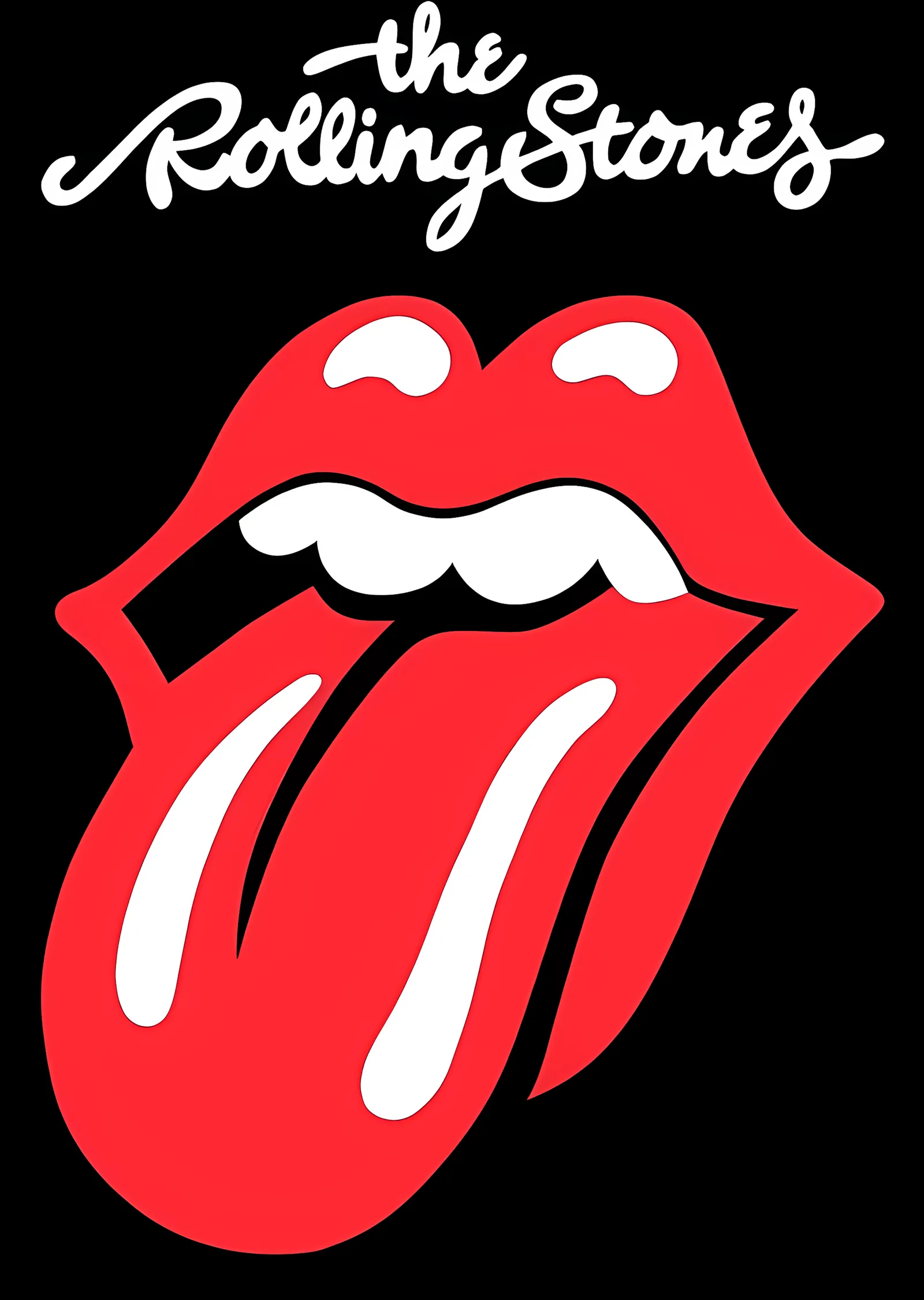 The Rolling Stones: Dil ve İmza metal tablo