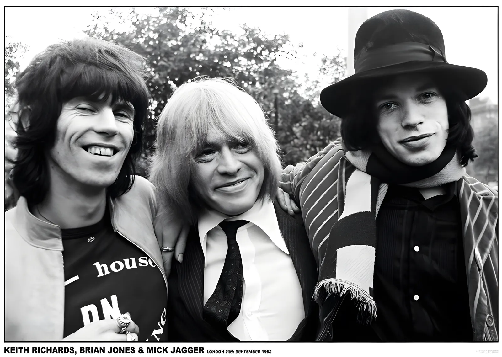 The Rolling Stones: Londra 1968 metal tablo