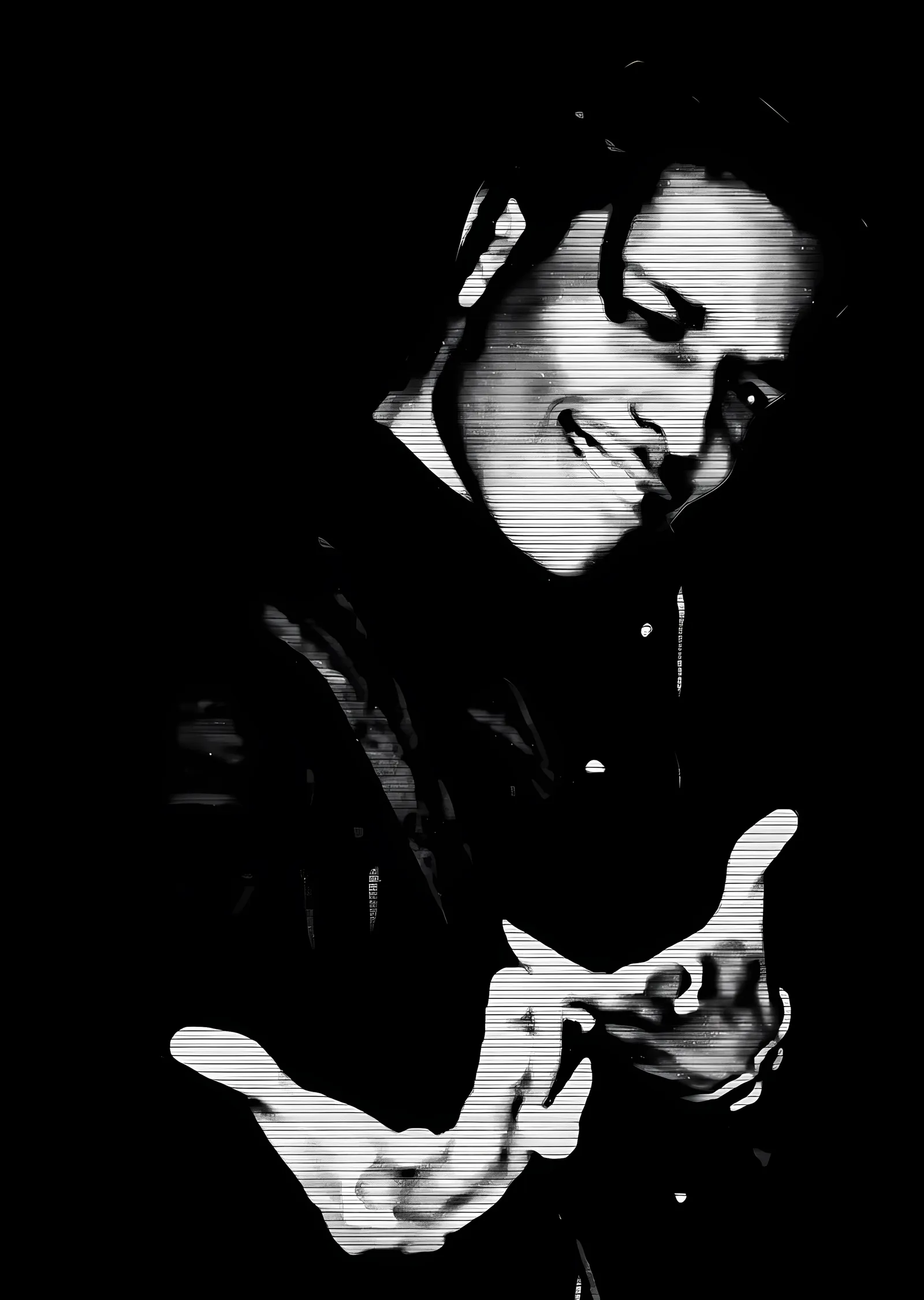 A$AP Rocky: Karanlıkta El metal tablo