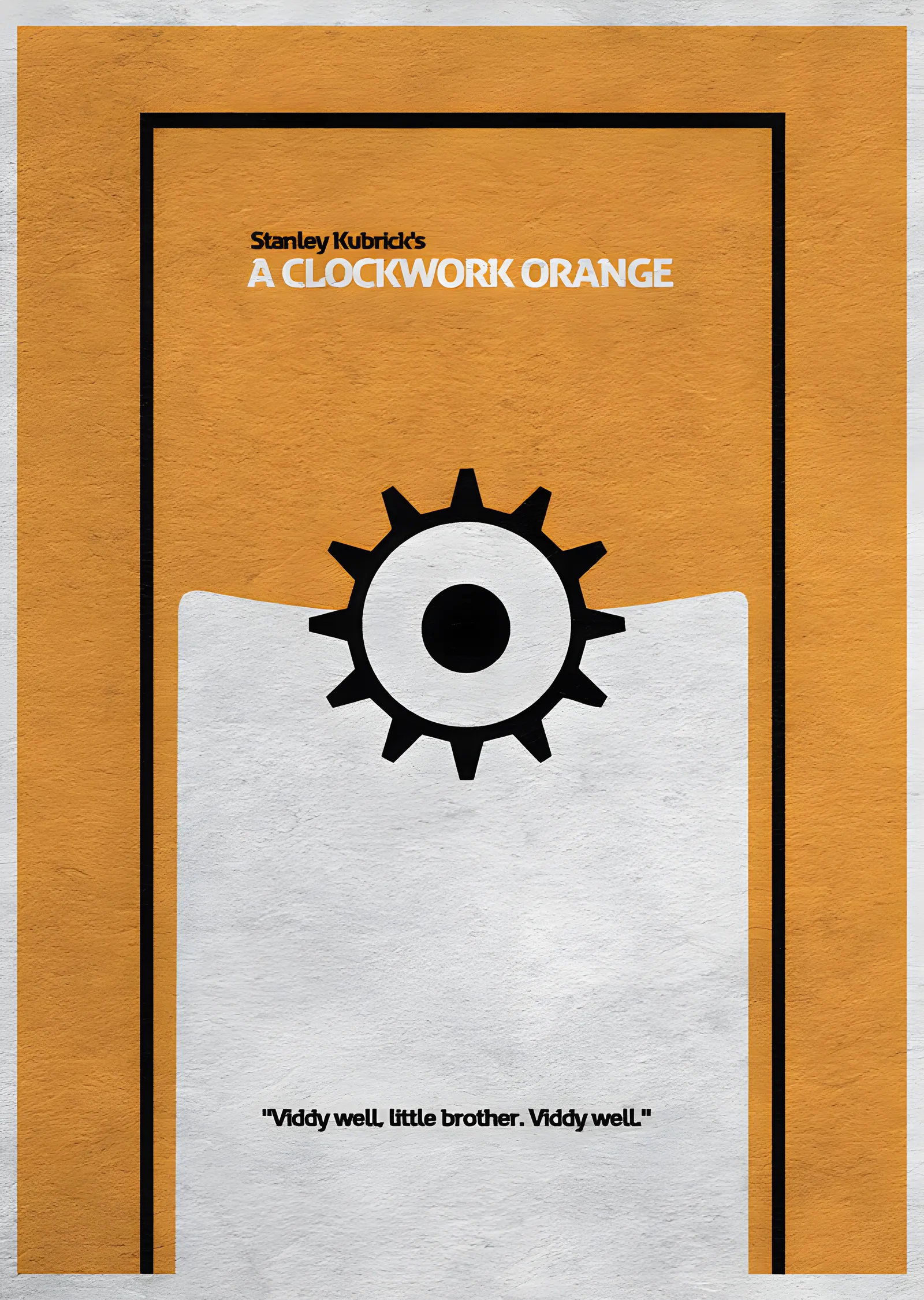 A Clockwork Orange metal tablo