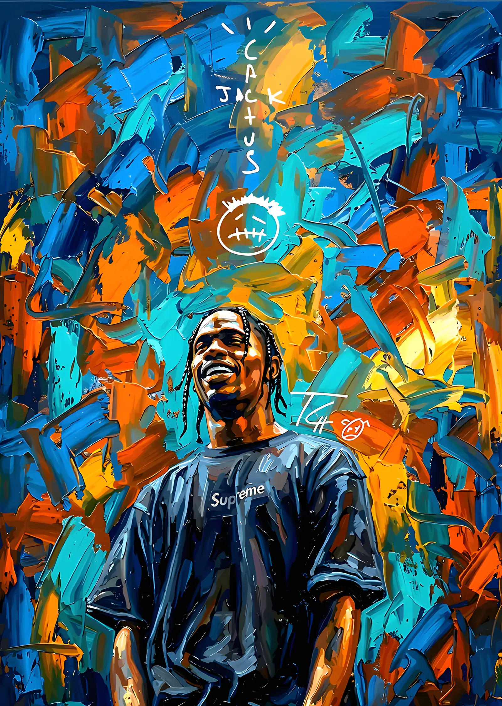 Travis Scott: Spatula metal tablo