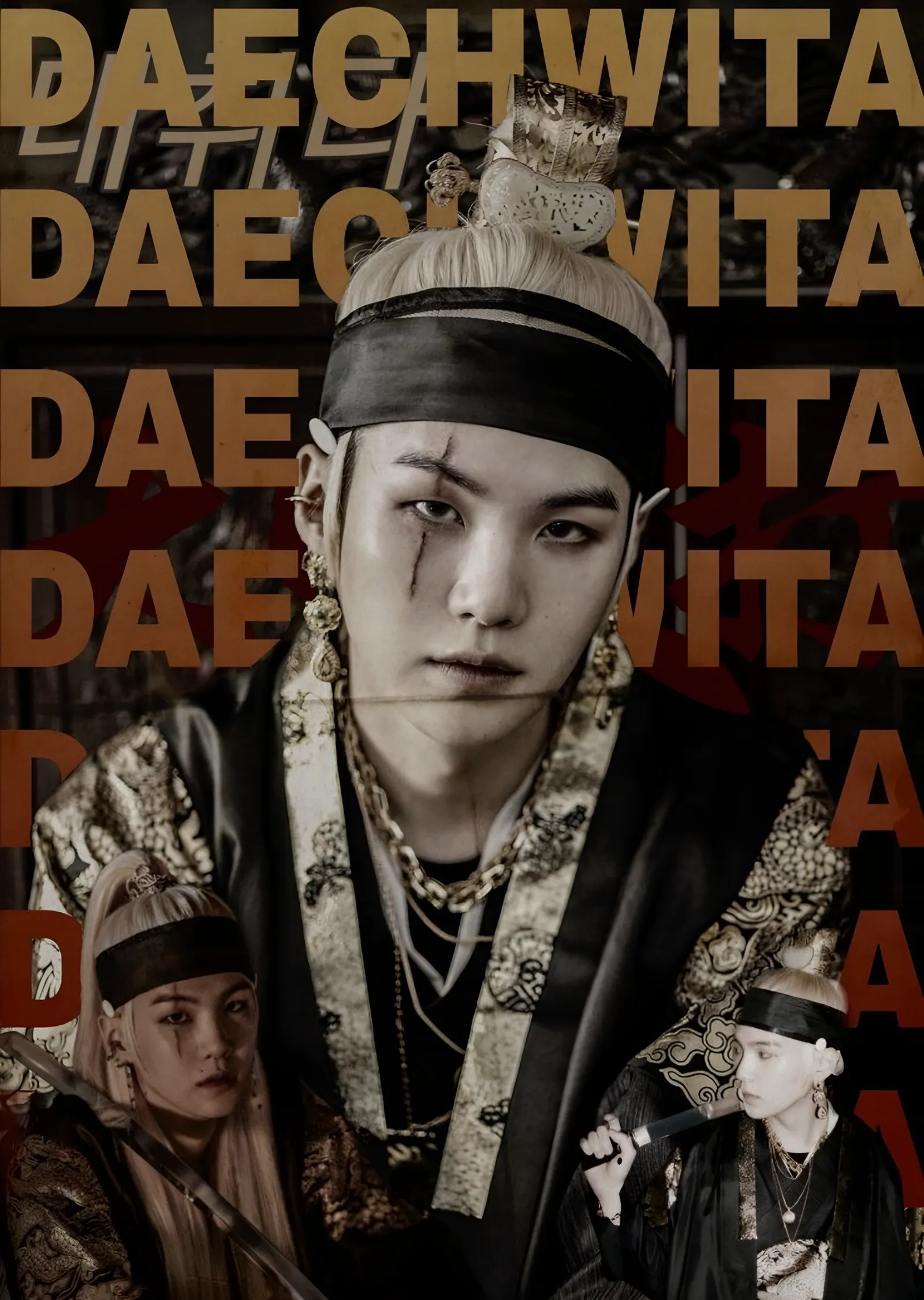 Agust D - Daechwita Afişi metal tablo