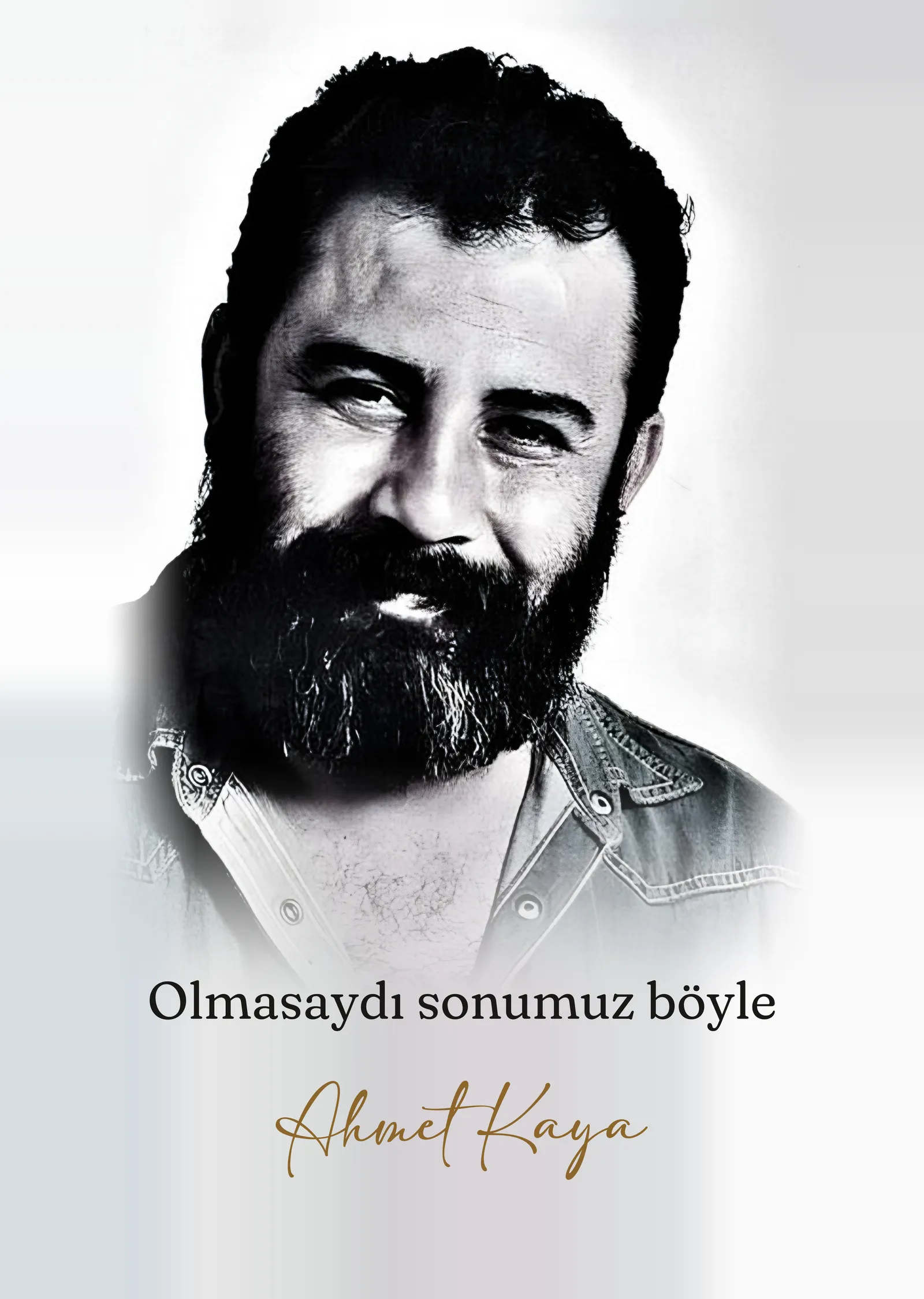Ahmet Kaya - Olmasaydı Sonumuz Böyle metal tablo
