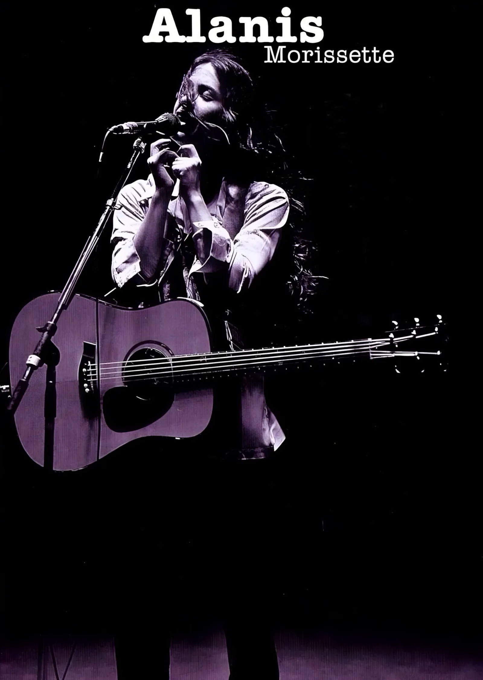Alanis Morissette - Akustik Sahne metal tablo
