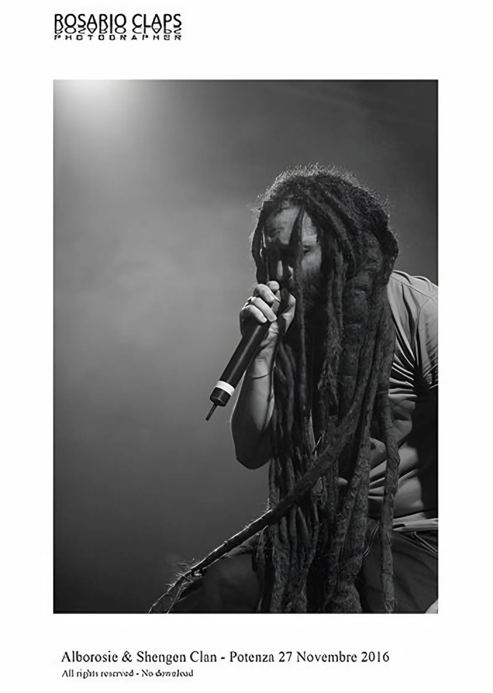 Alborosie - Potenza 2016 Konseri metal tablo