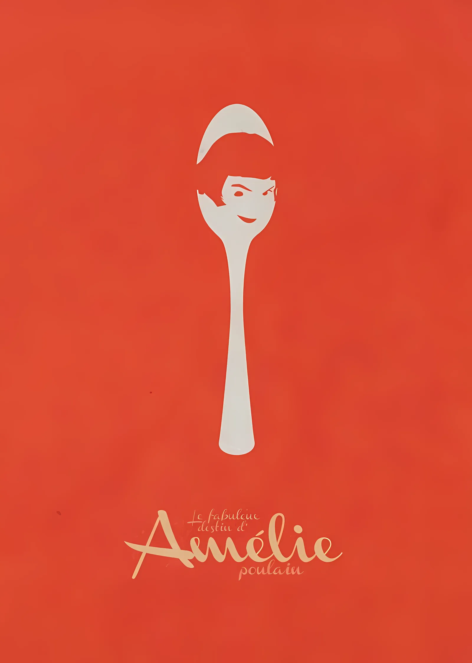 Amelie Kaşık Minimalist metal tablo