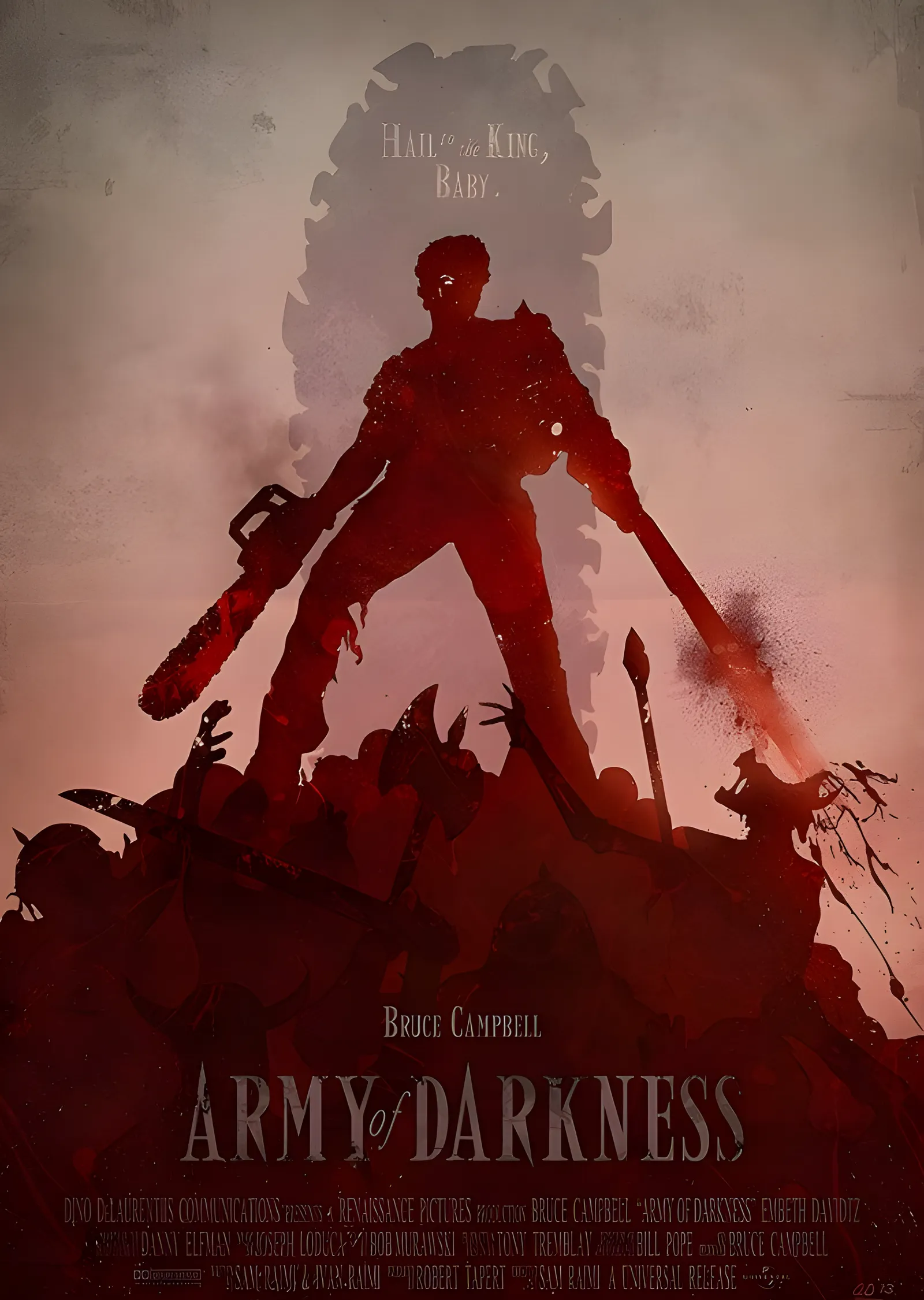 Army of Darkness - Hail to the King metal tablo