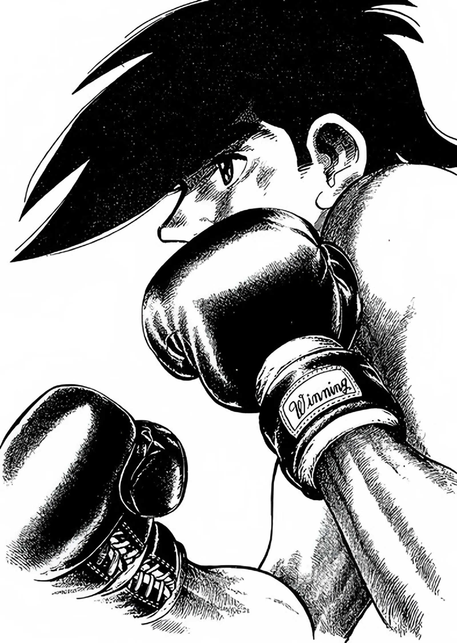 Ashita no Joe - Eldivenler metal tablo