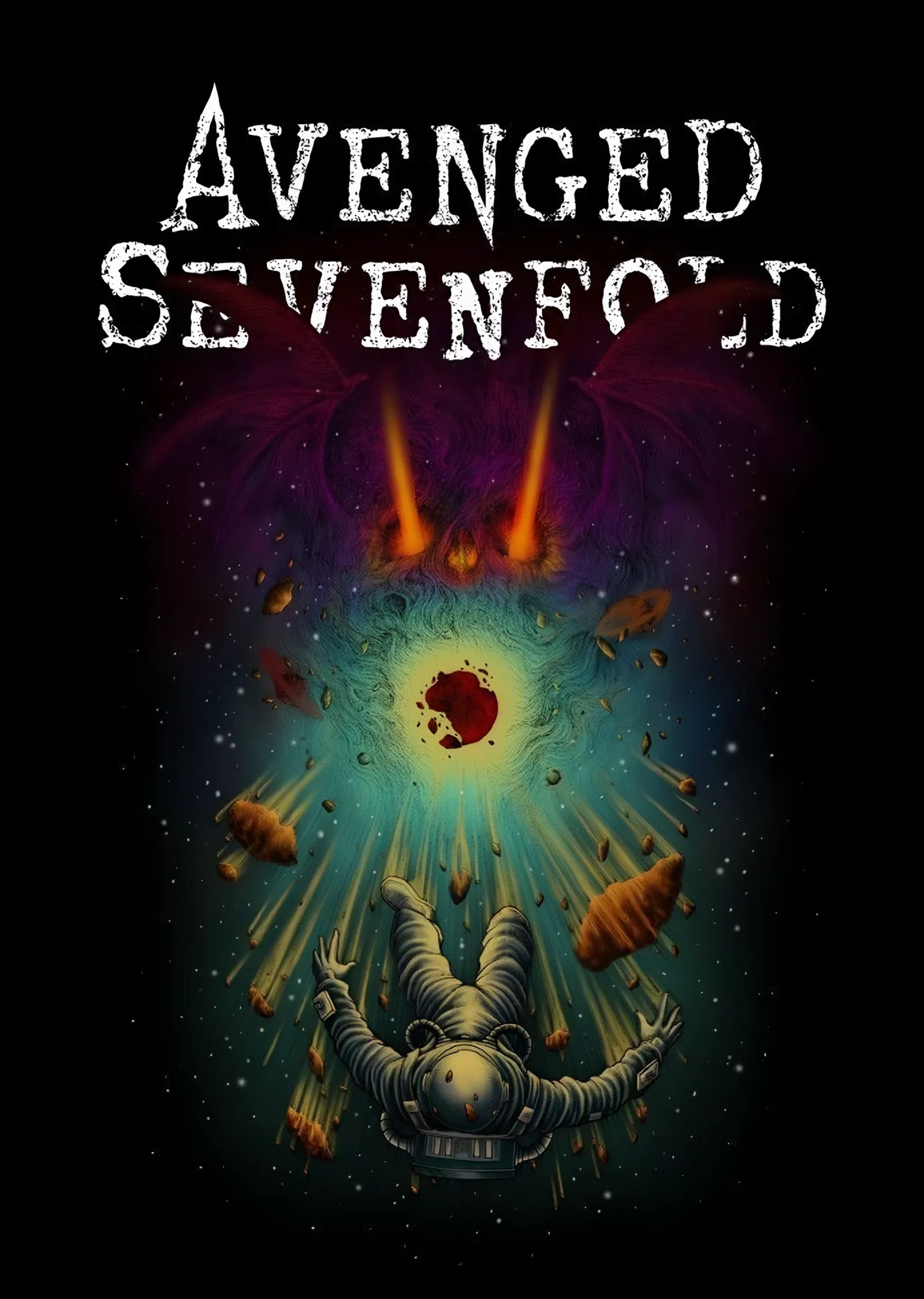 Avenged Sevenfold - Uzay Kaskı metal tablo