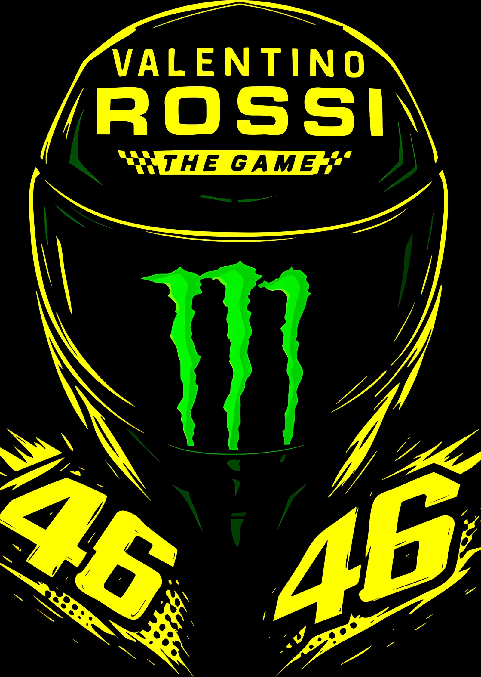 Valentino Rossi - The Game metal tablo
