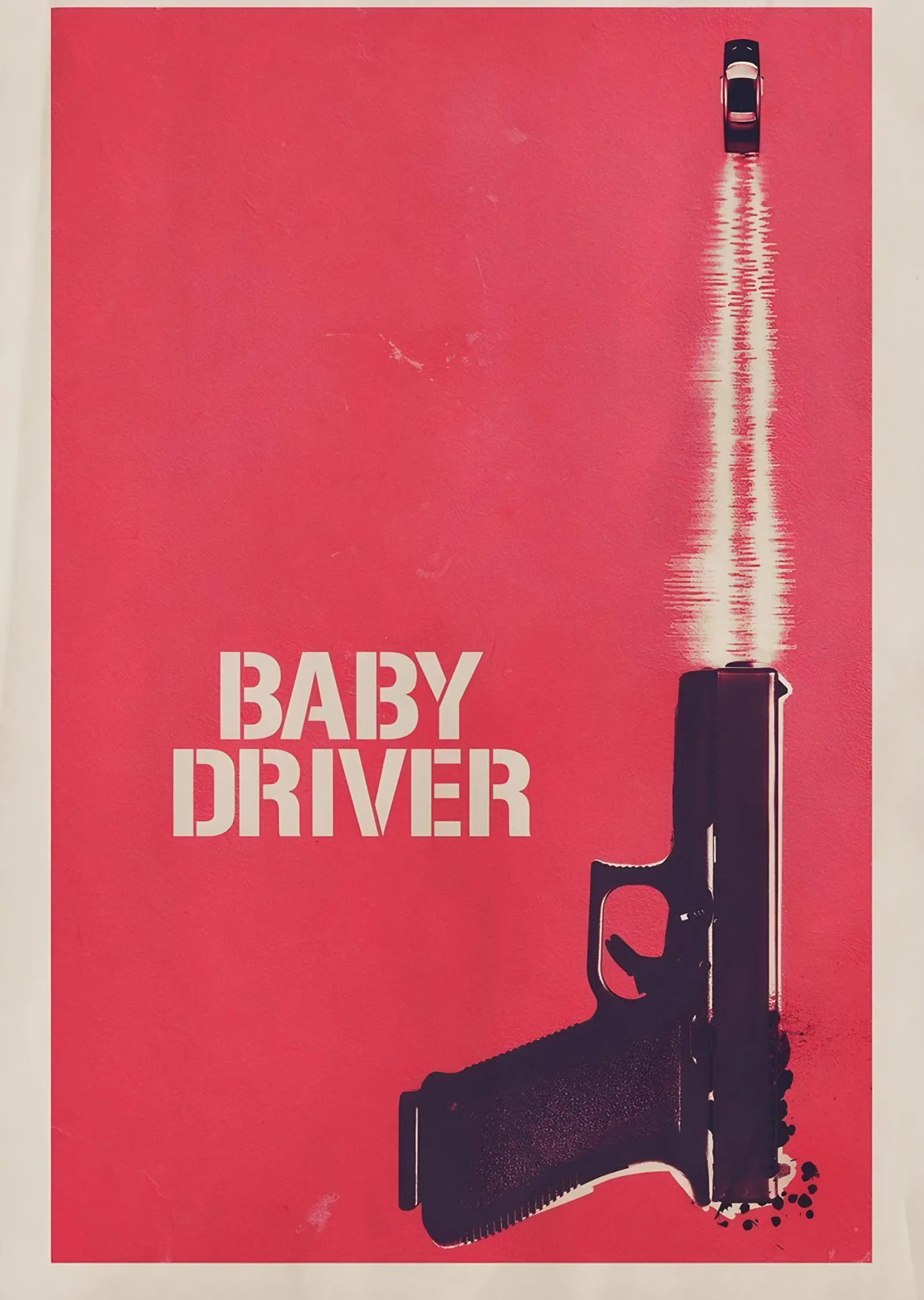 Baby Driver metal tablo