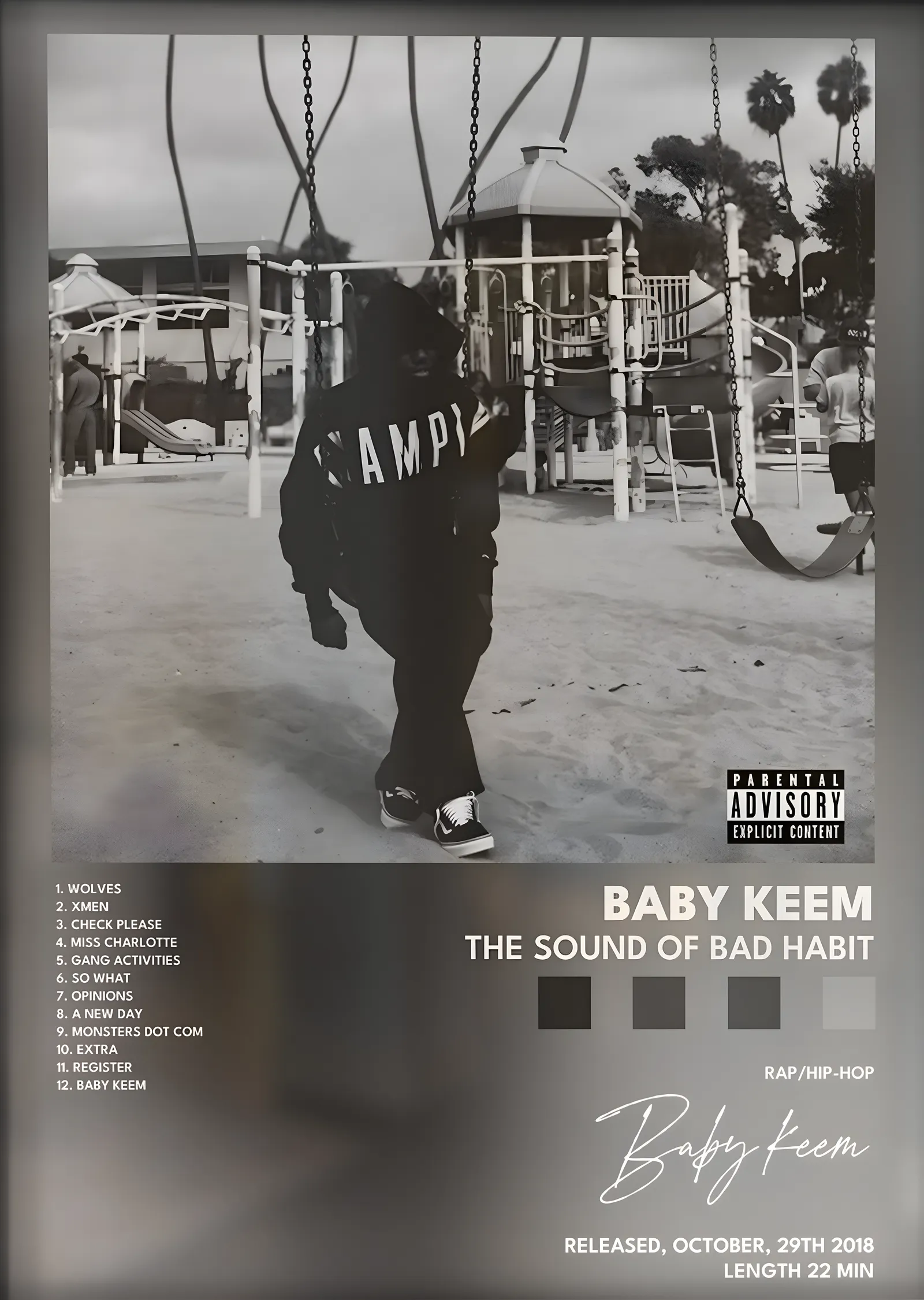 Baby Keem: The Sound of Bad Habit metal tablo